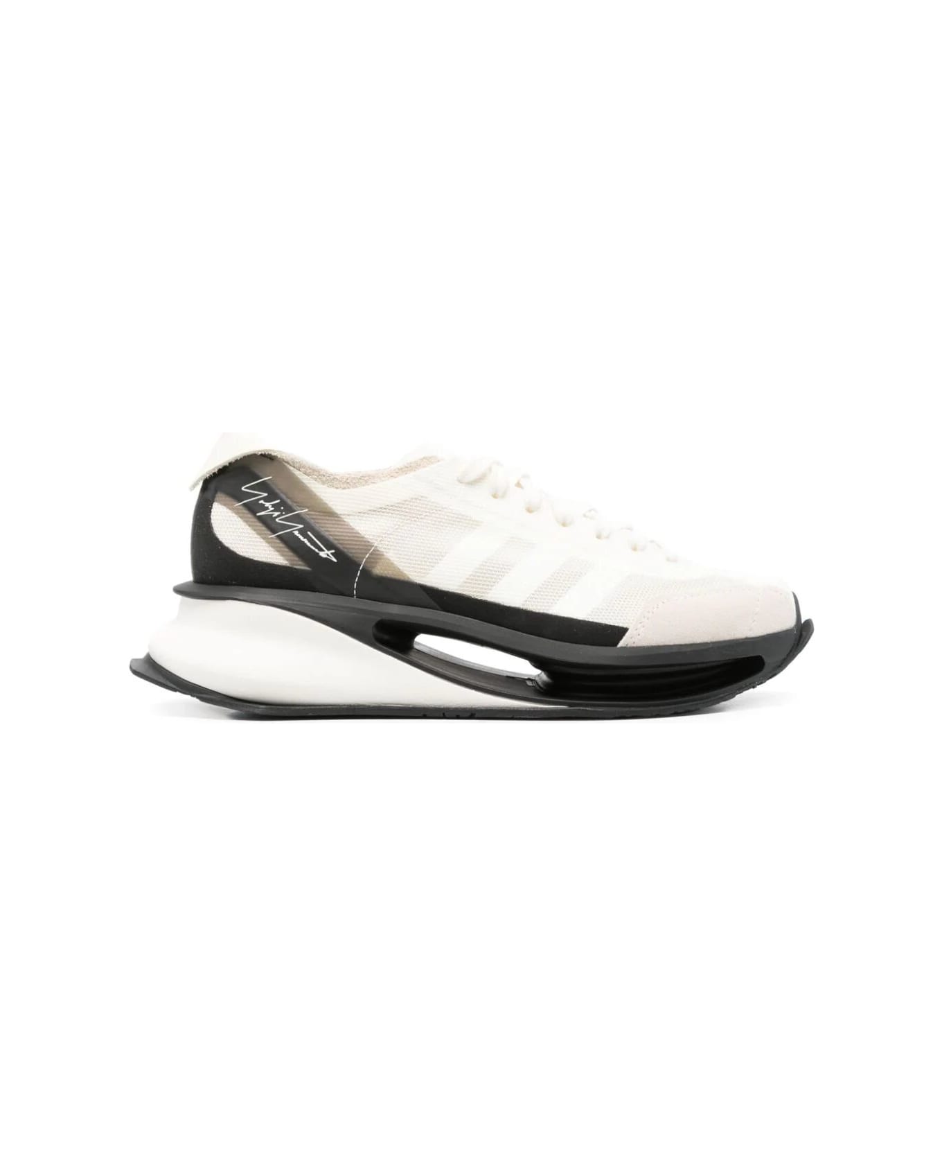 Y-3 Gendo Run Sneakers - Owhite Cream