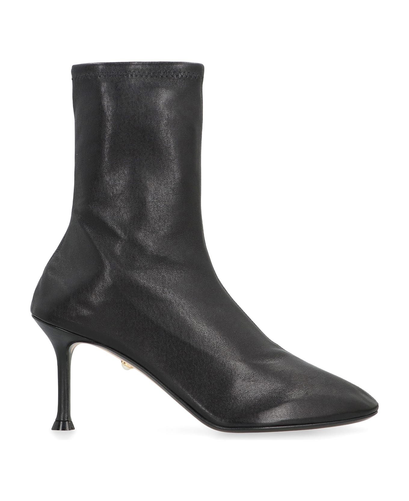 Alevì Etienne Leather Ankle Boots - black