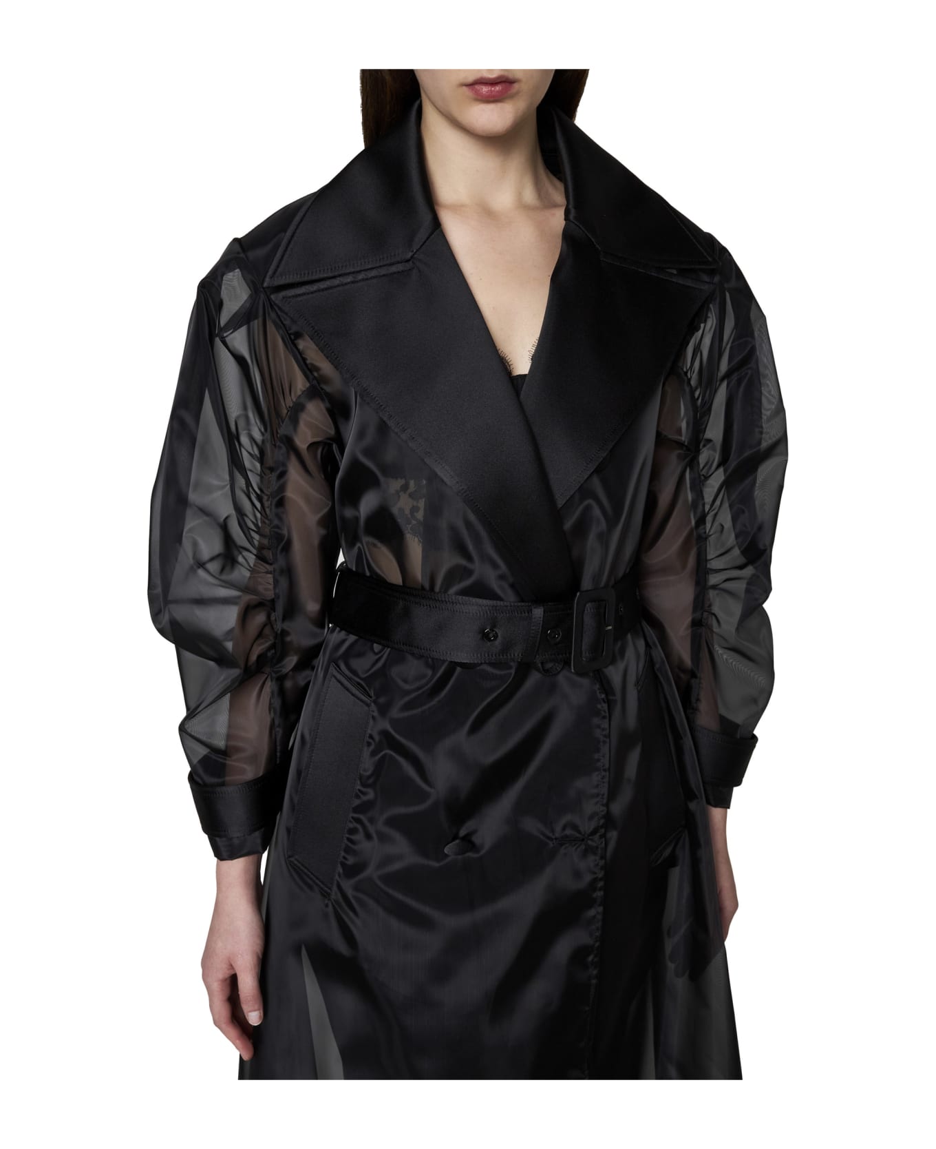 Dolce & Gabbana Belted Coat - Nero