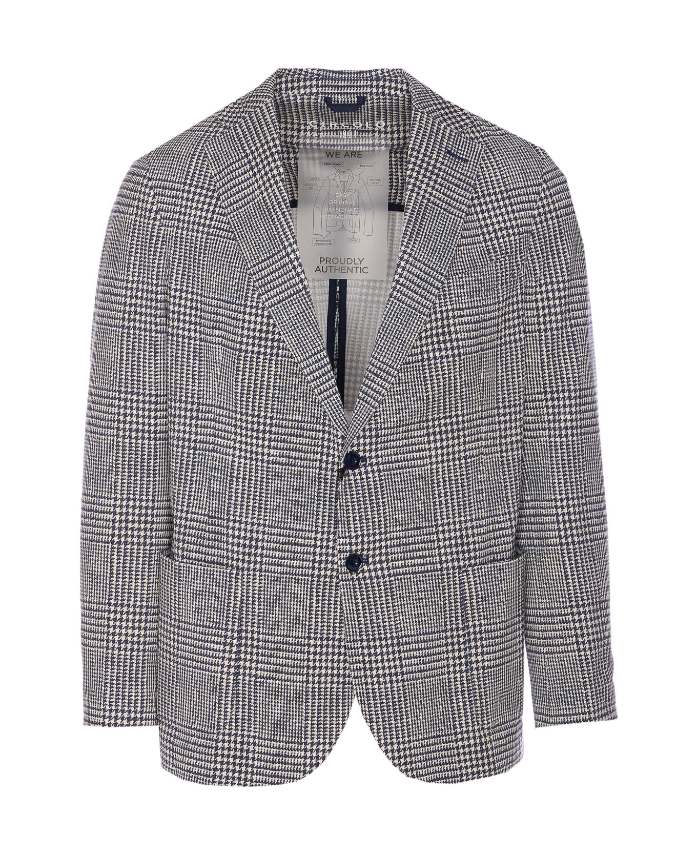 Circolo 1901 Check Jacket - Grey