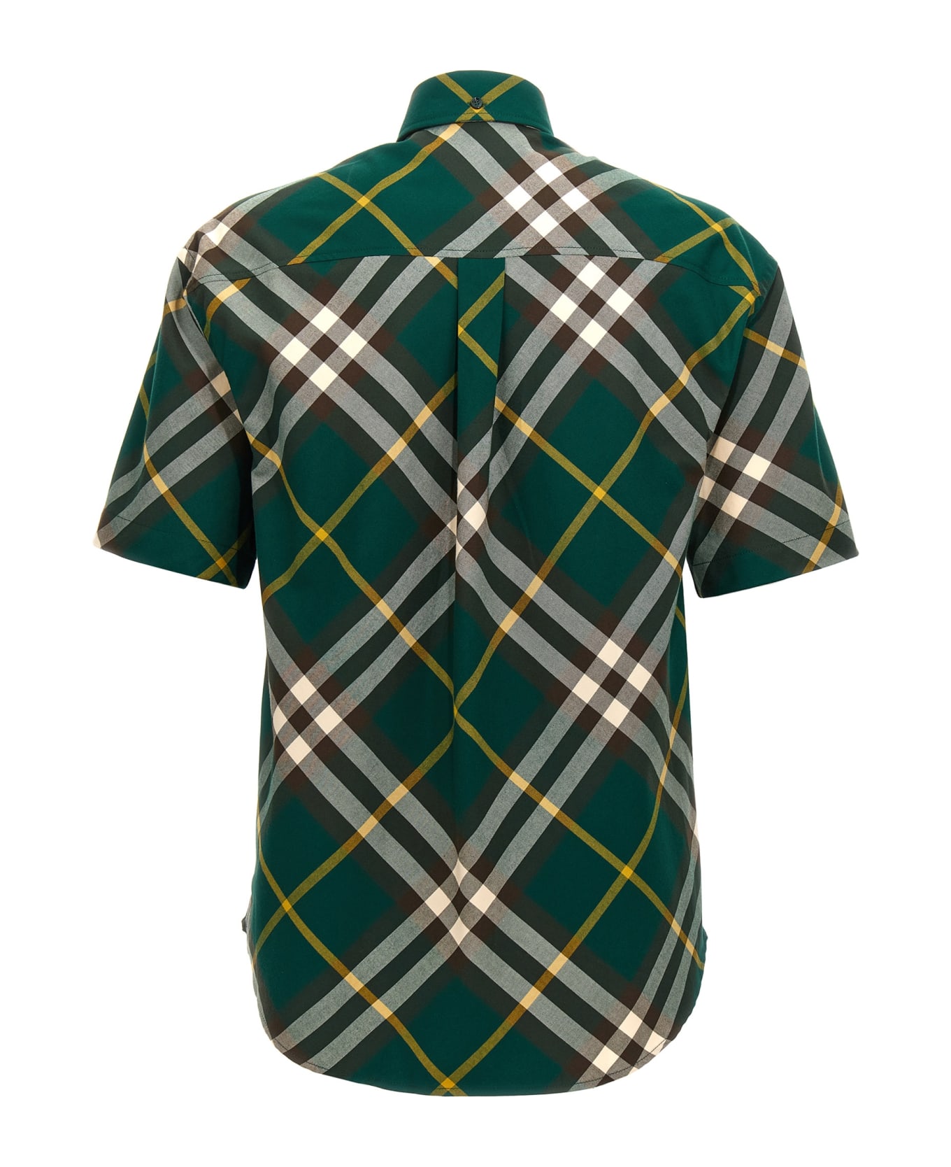 Burberry Check Shirt - Green