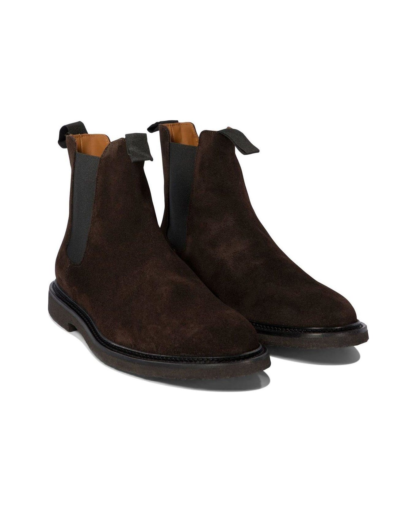 Common Projects Round Toe Chelsea Boots - BROWN