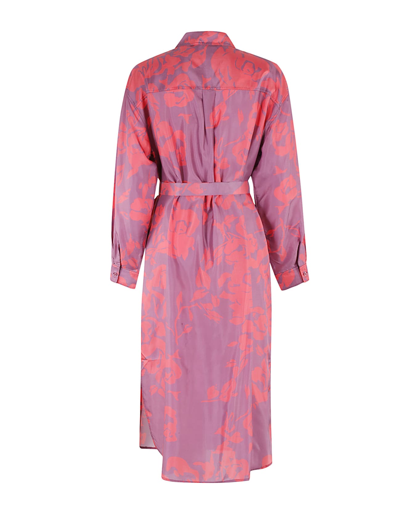 Essentiel Antwerp Foxglove Silk Shirt Dress - Gr コート