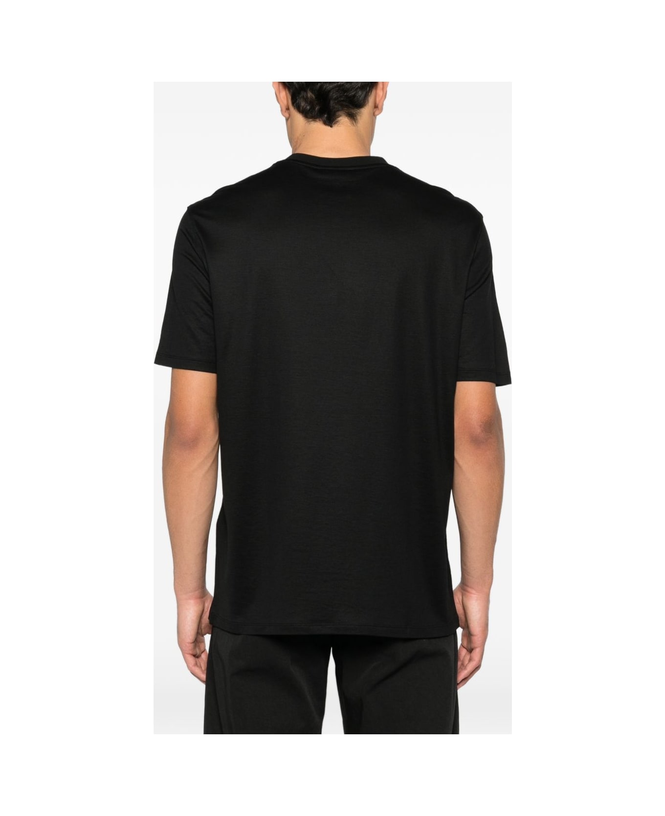 Emporio Armani Cotton Blend T-shirt - Black