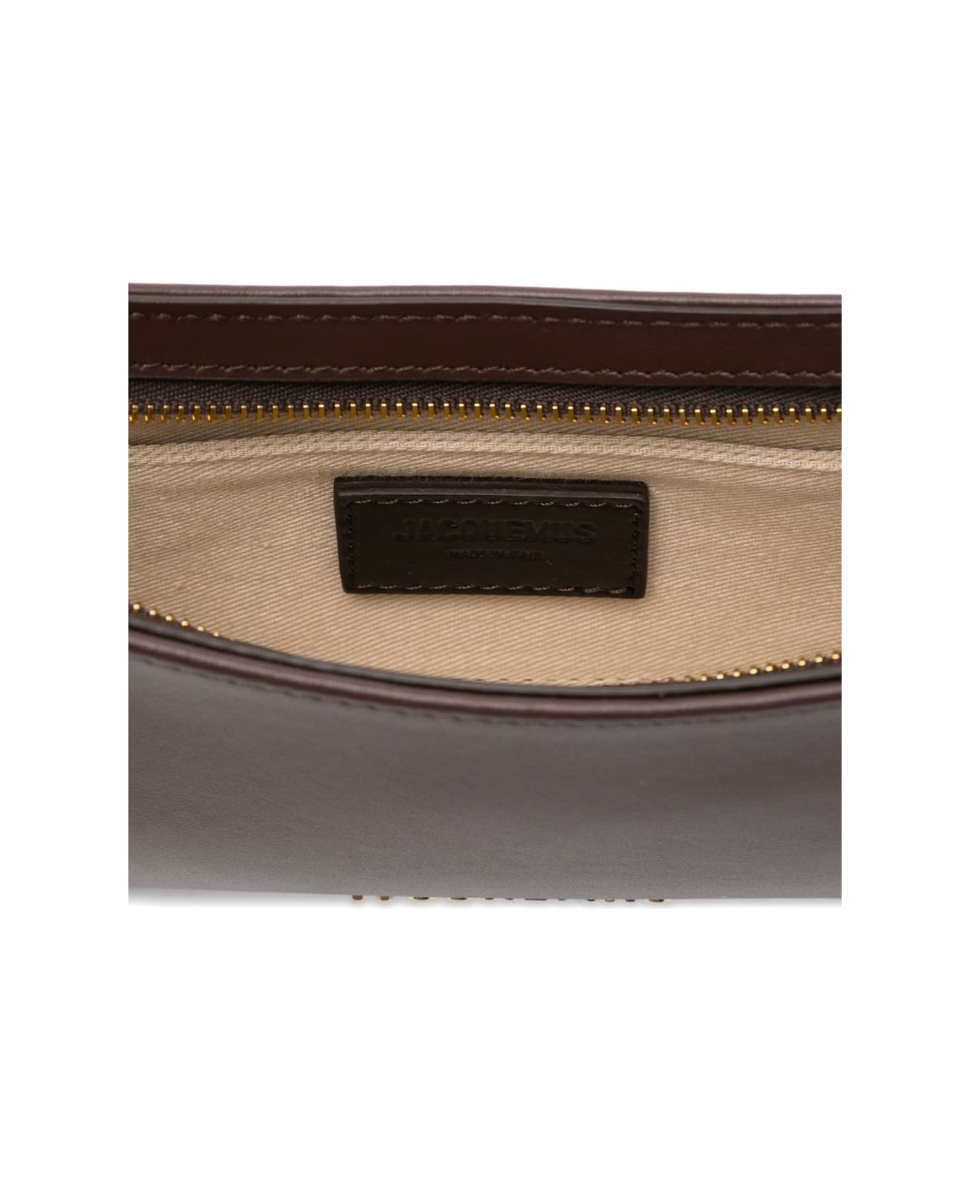 Jacquemus Le Bisou Perle Leather Shoulder Bag - Brown