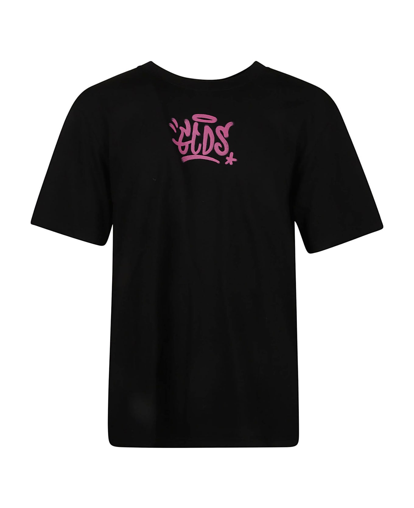 GCDS Paint Logo Regular T-shirt - Black