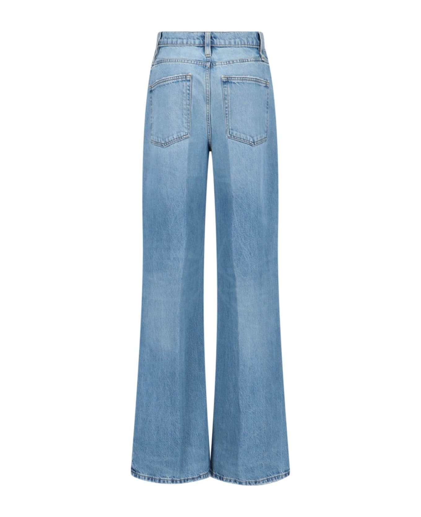 Frame Wide Jeans - Blue
