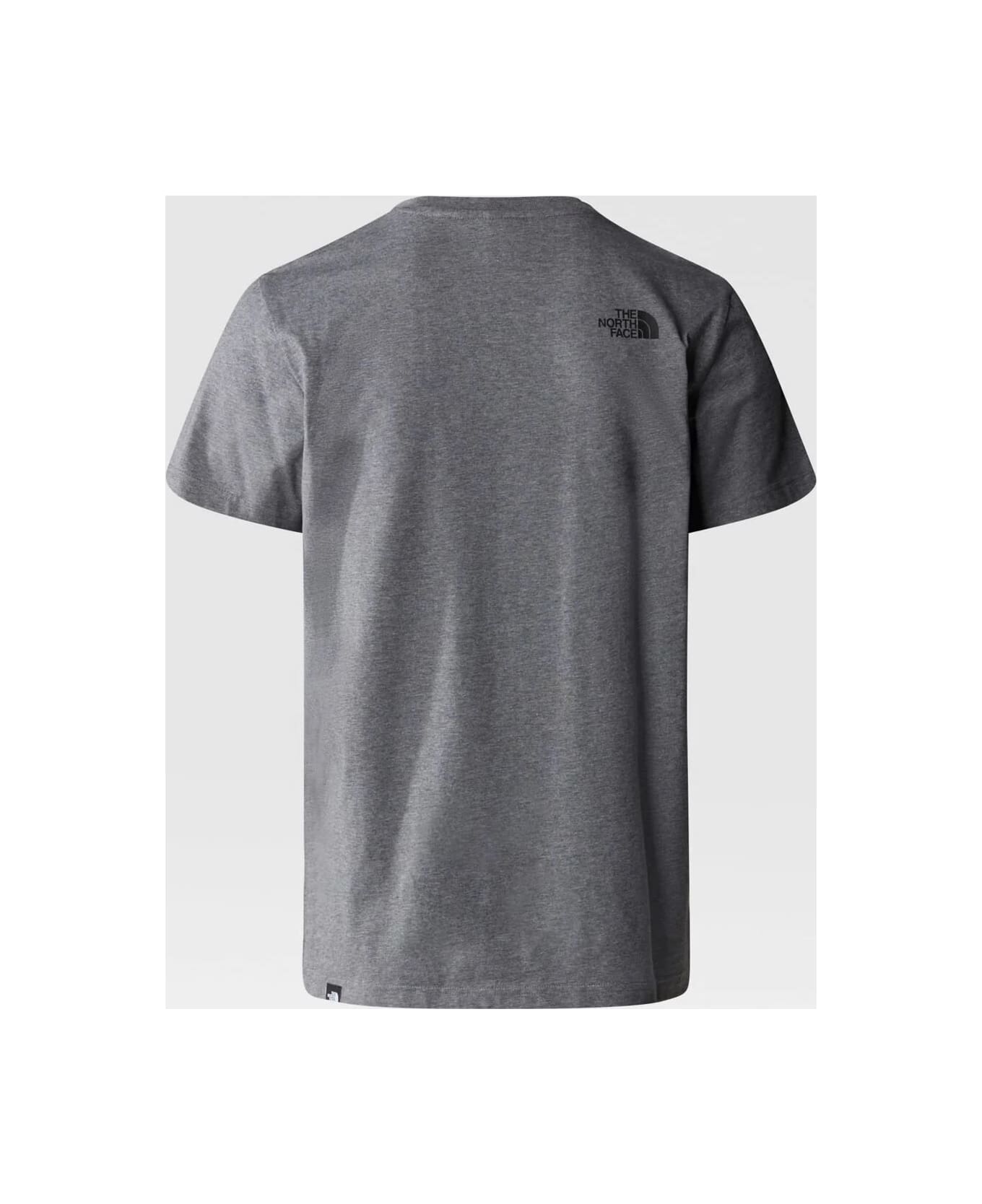 The North Face M S/s Simple Dome Tee - Tnf Medium Grey Heather