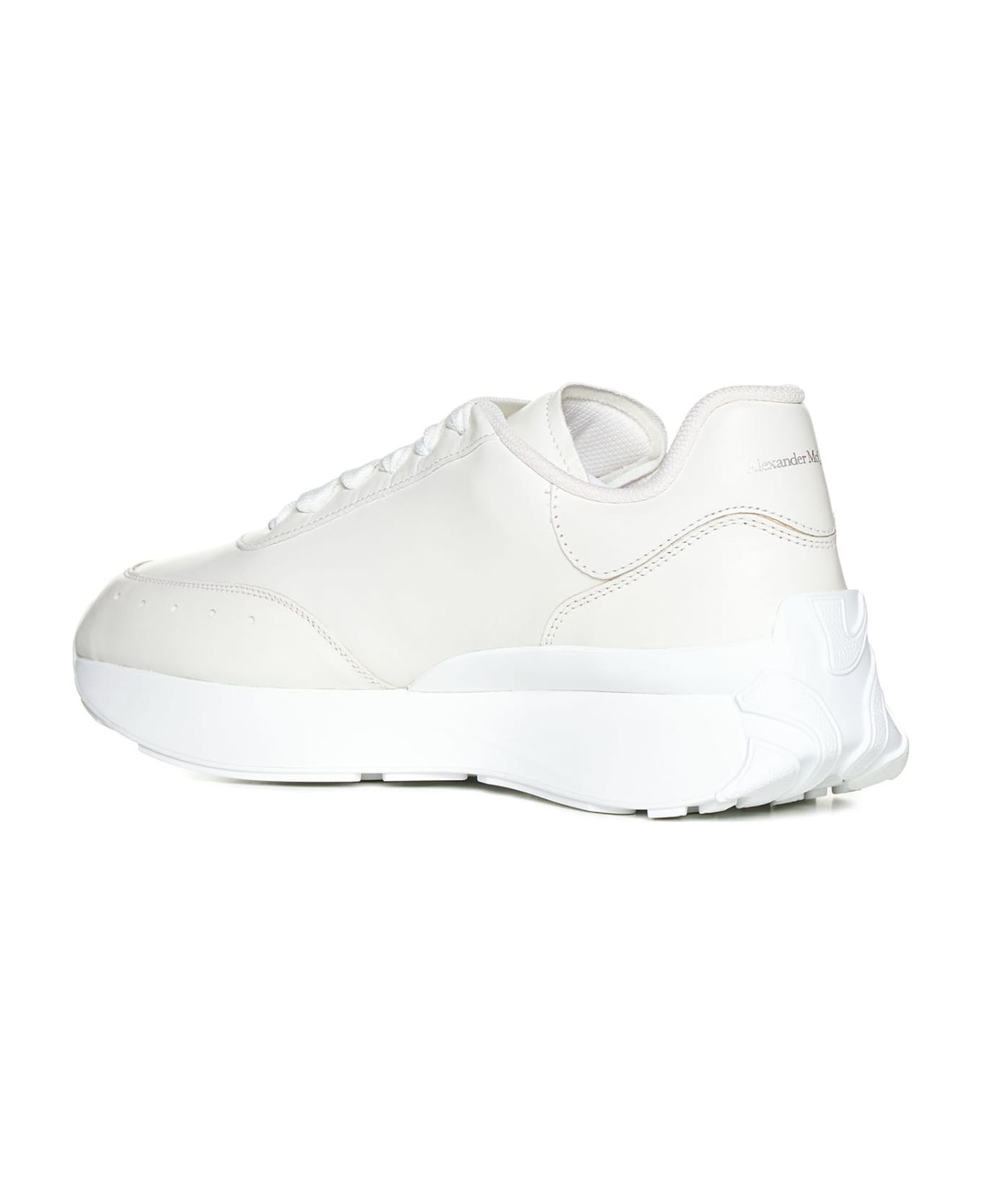 Alexander McQueen Sprint Runner Sneakers - White/white