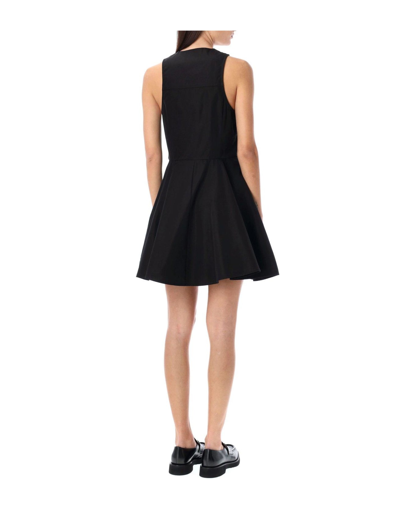 Ami Alexandre Mattiussi Paris Sleeveless Mini Dress - BLACK
