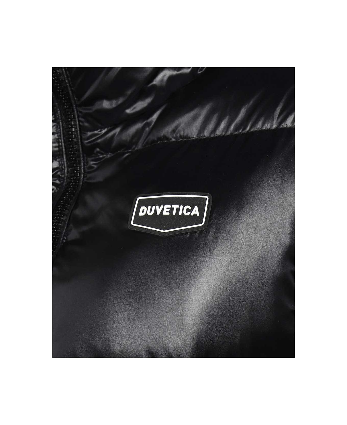 Duvetica Long Down Jacket - black