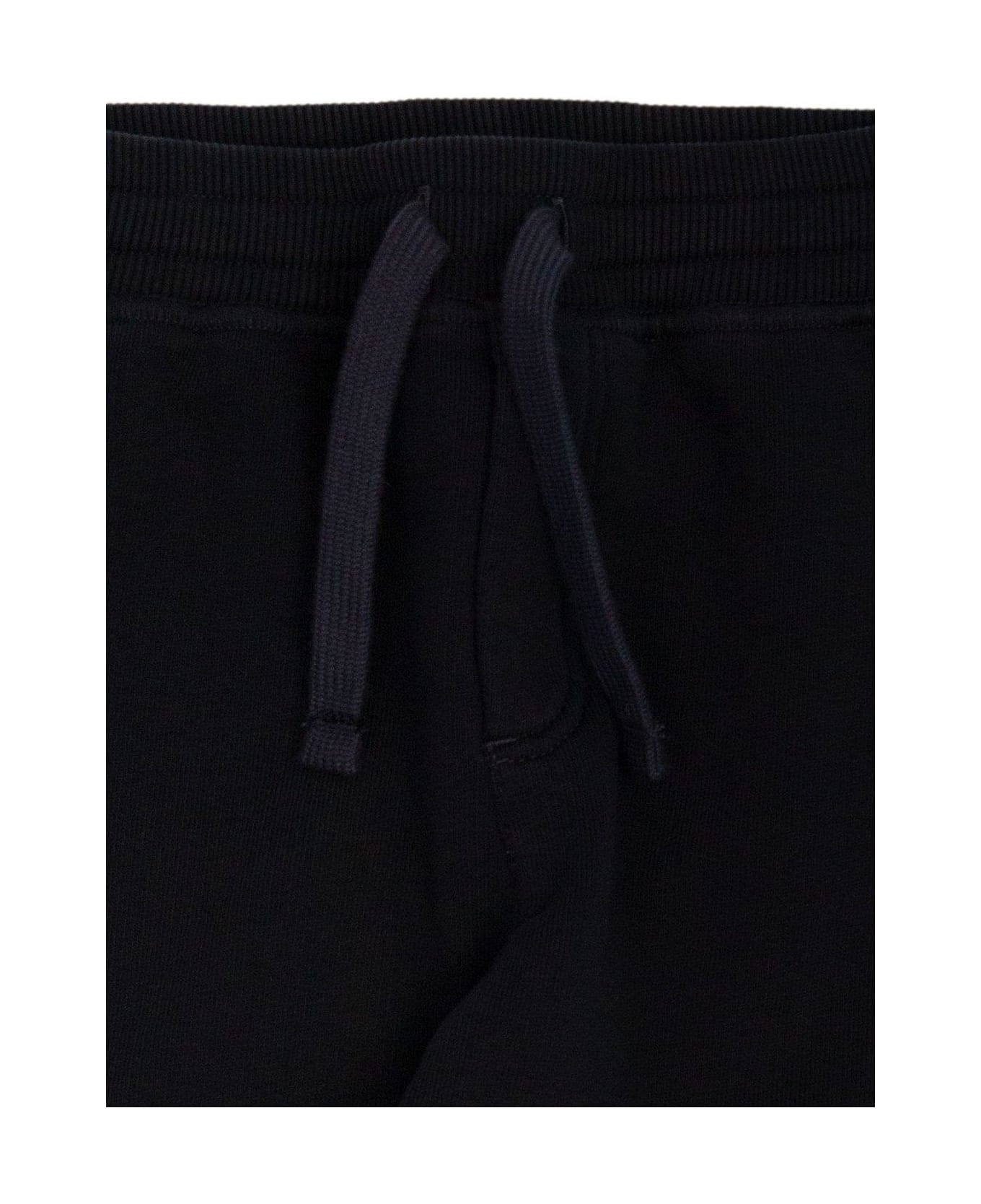 Dolce & Gabbana Logo-printed Drawstring Track Pants - Blu