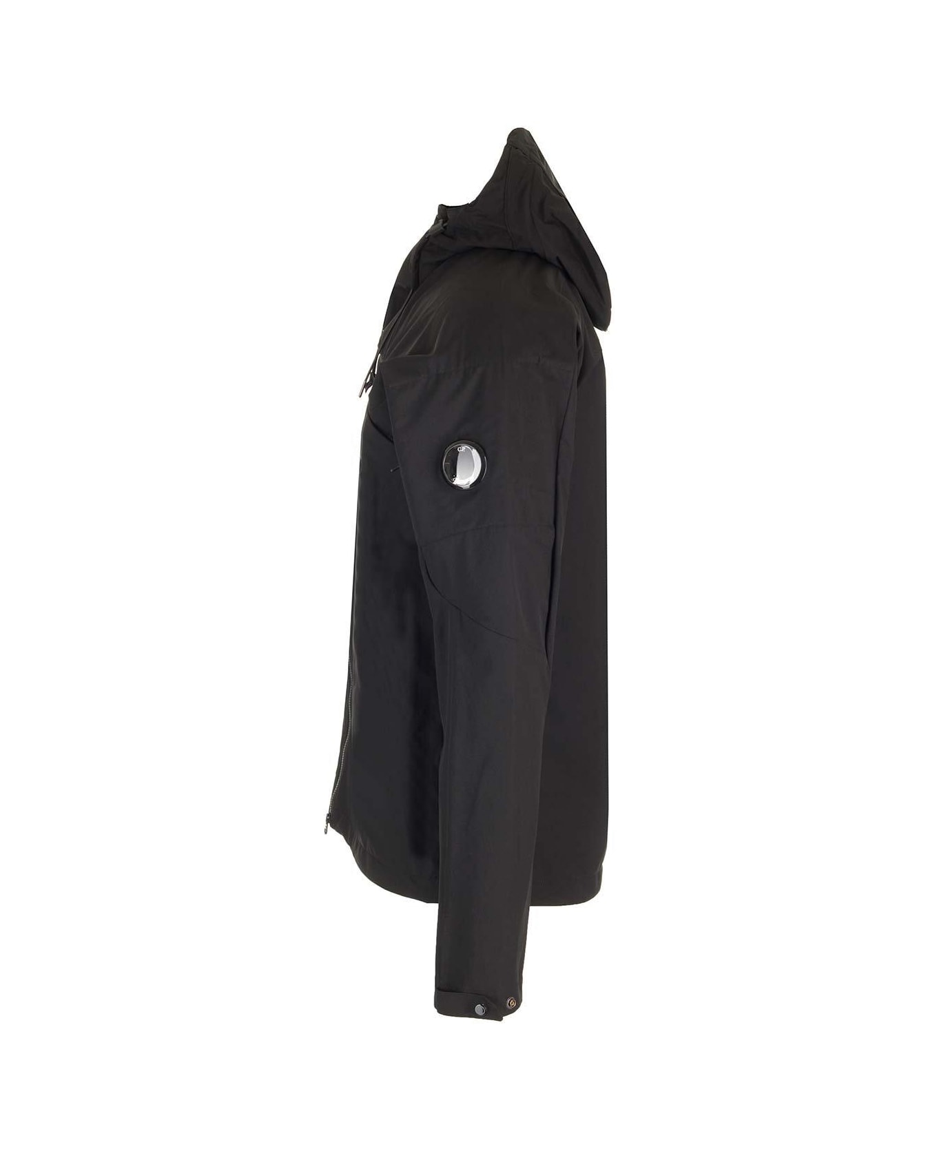 C.P. Company Hooded Drawstring Jacket - BLACK