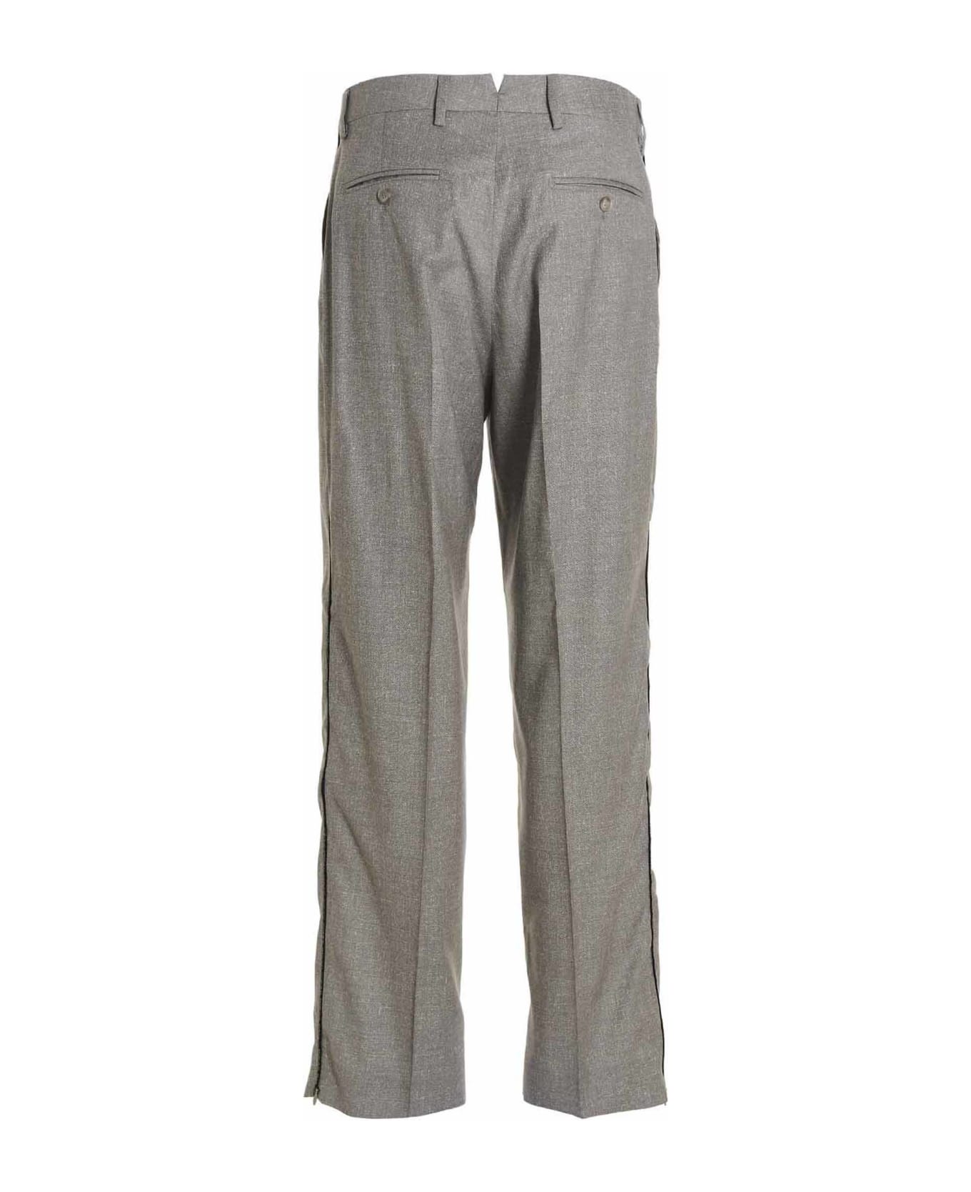 VTMNTS Numbered Tailored' Pants - Gray