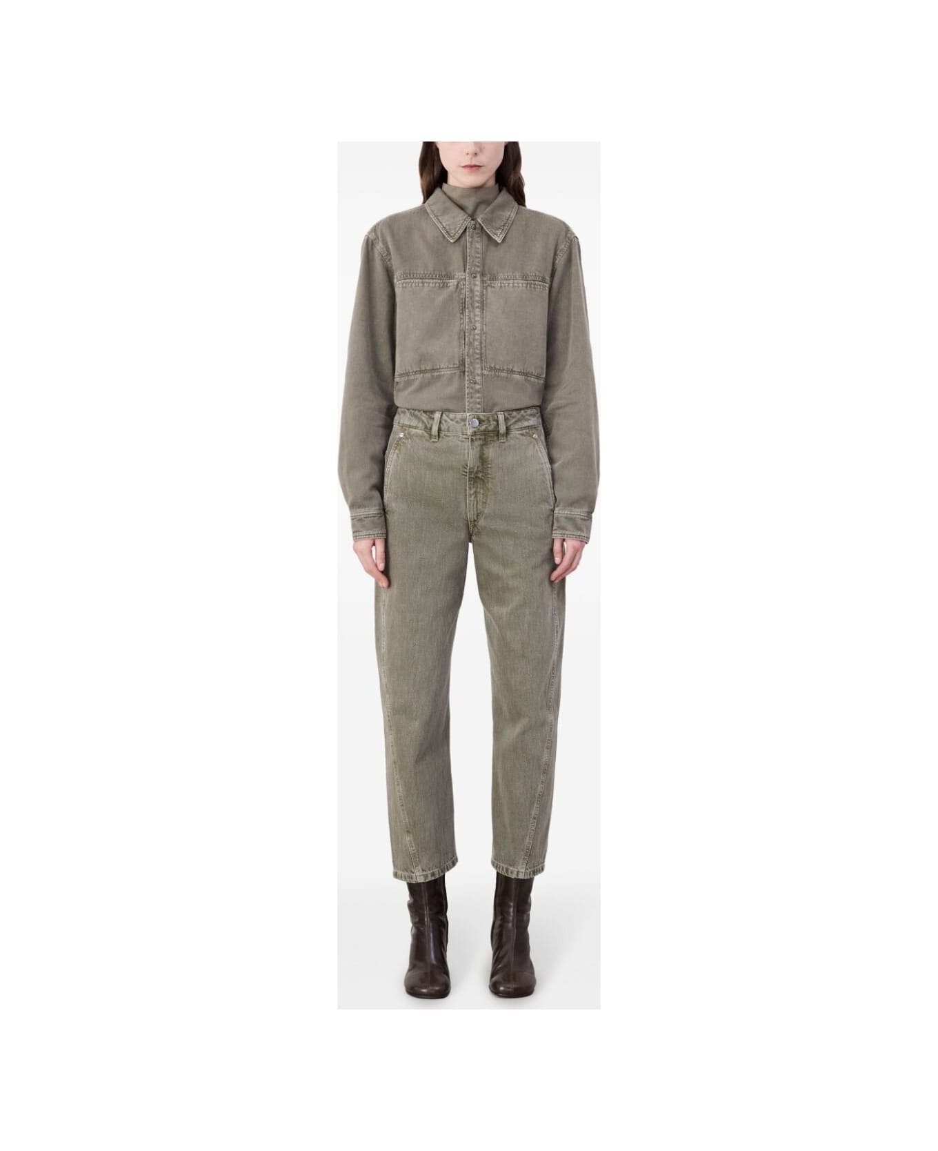 Lemaire Twisted Pants Jeans - Olive