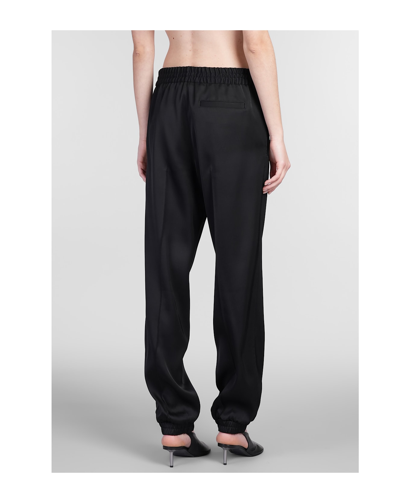 Jil Sander Trousers 07 Pants In Black Viscose - black