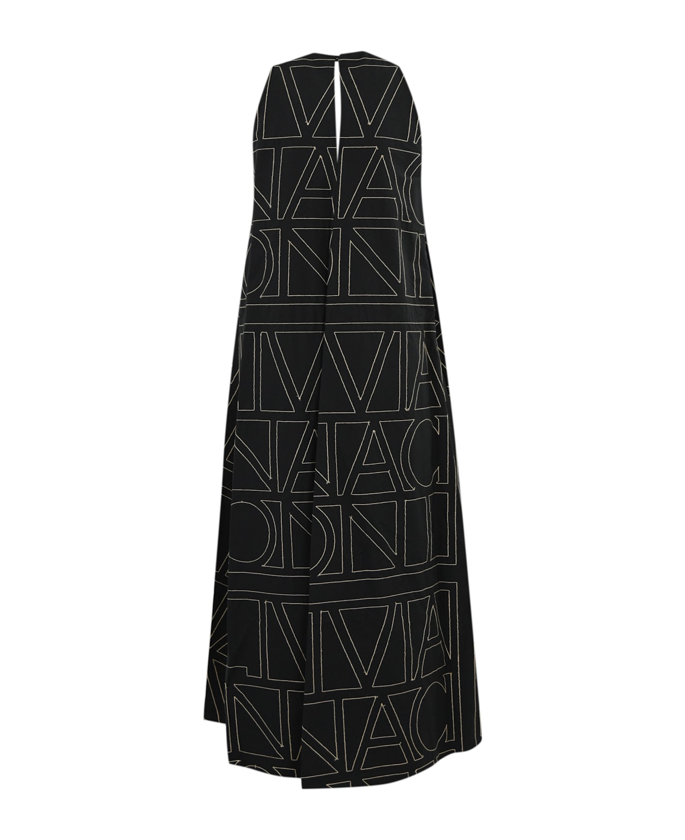 Liviana Conti Cotton Dress With Logo Embroidery - Ricamologo