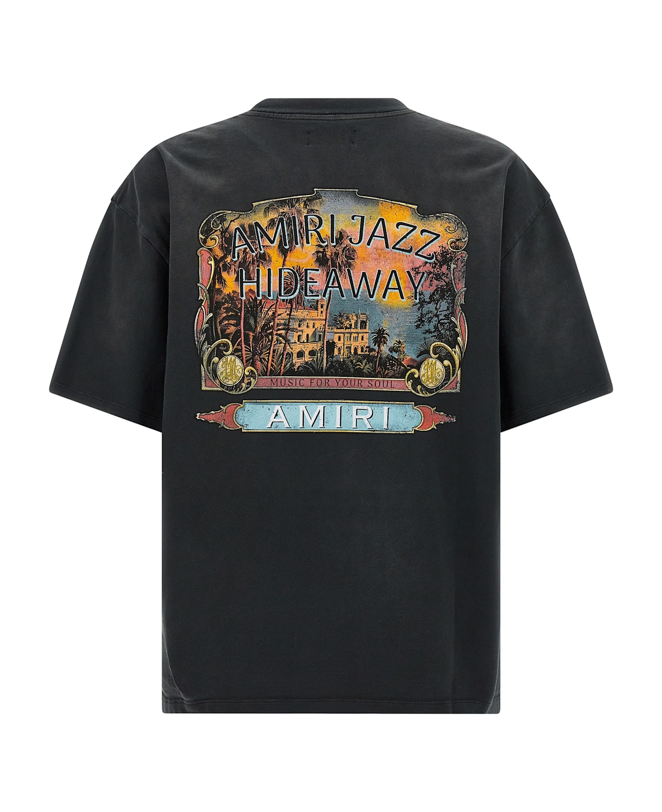 AMIRI 
amiri Jazz Hideaway
 T-shirt - BLACK