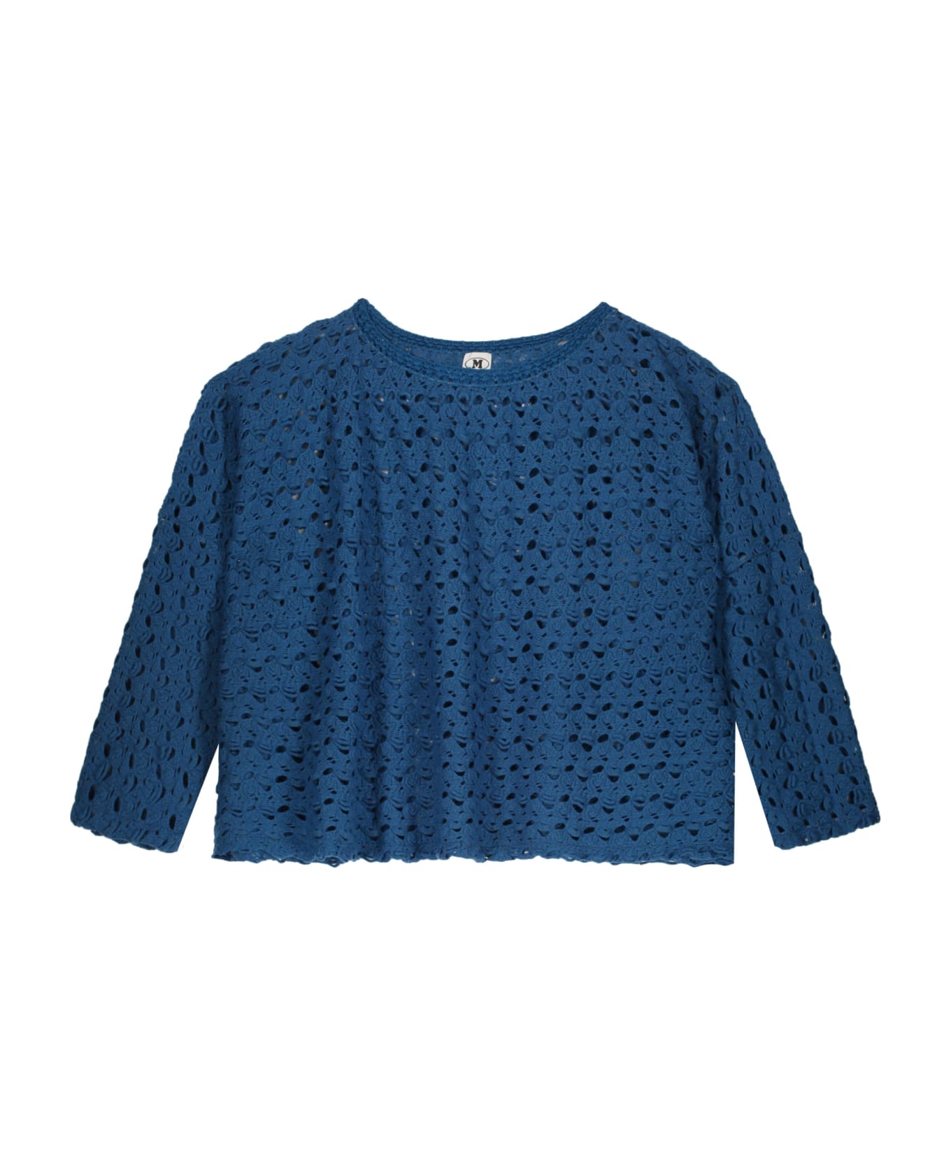 M Missoni Wool Blend Sweater - blue