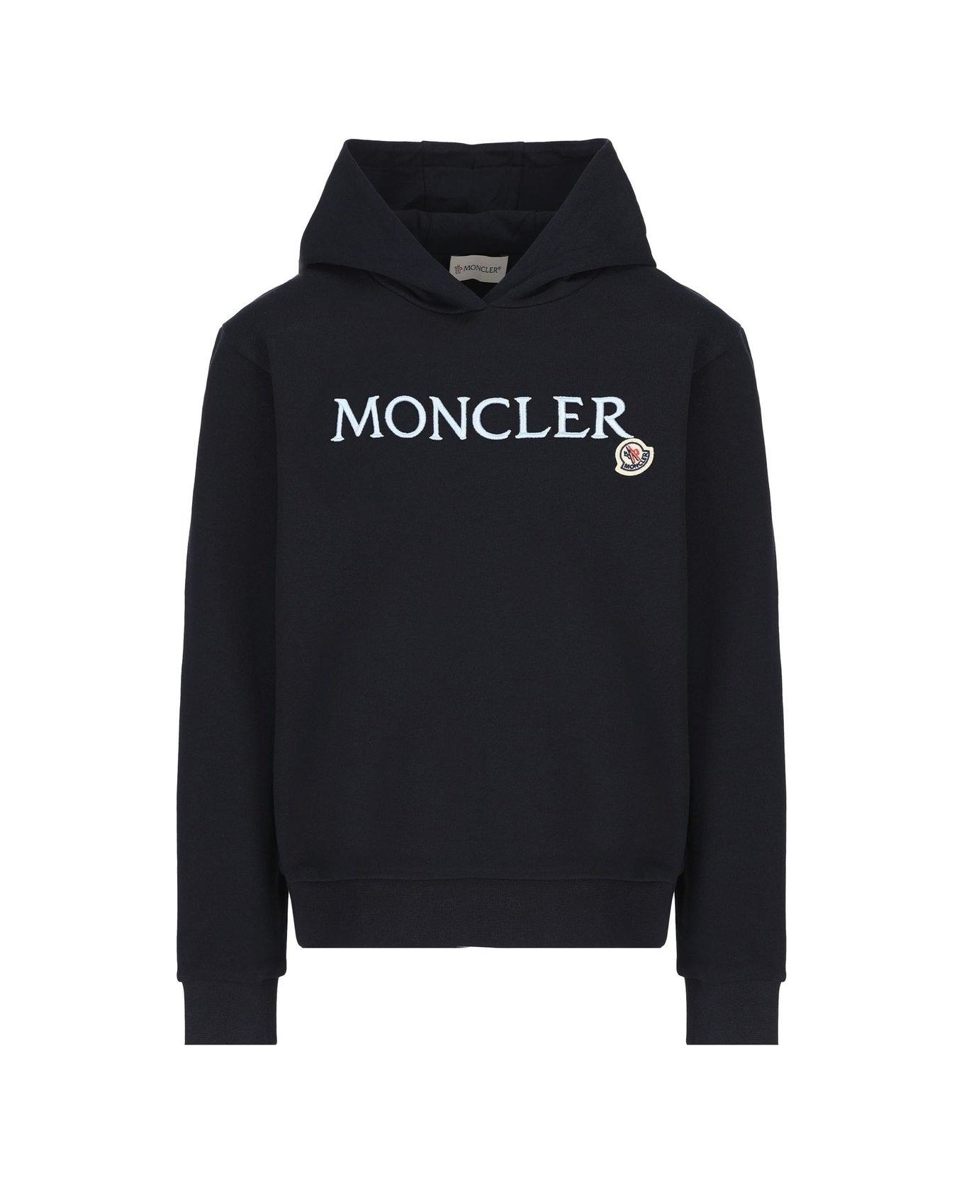 Moncler Logo Embroidered Hoodie ニットウェア＆スウェットシャツ