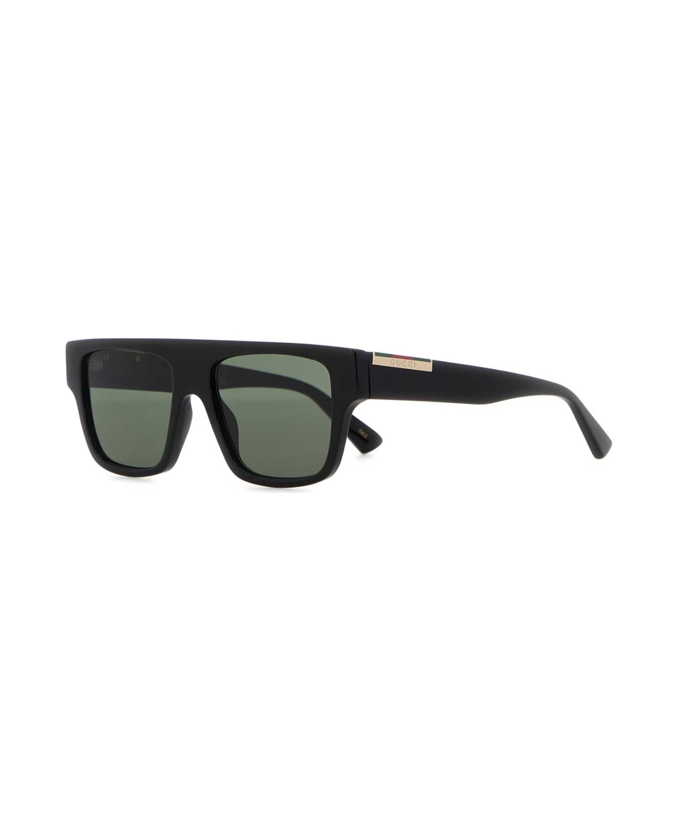 Gucci Black Acetate Sunglasses - BLACKGREY