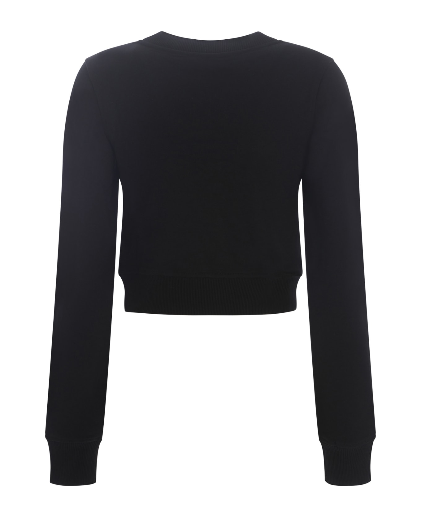 Diesel F-slimmy Cropped Sweatshirt - Black
