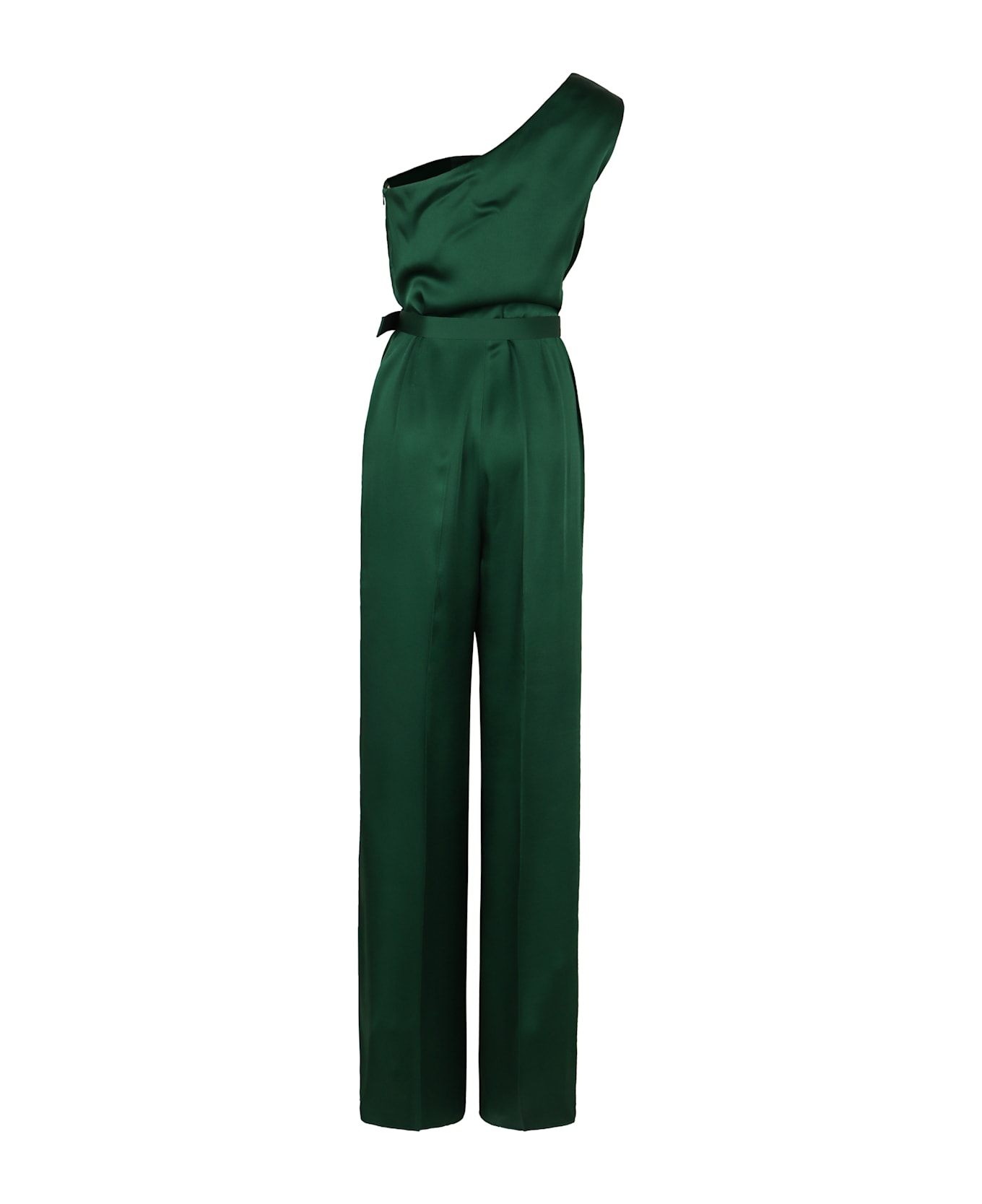 Max Mara Studio Gioire One-shoulder Jumpsuit - green