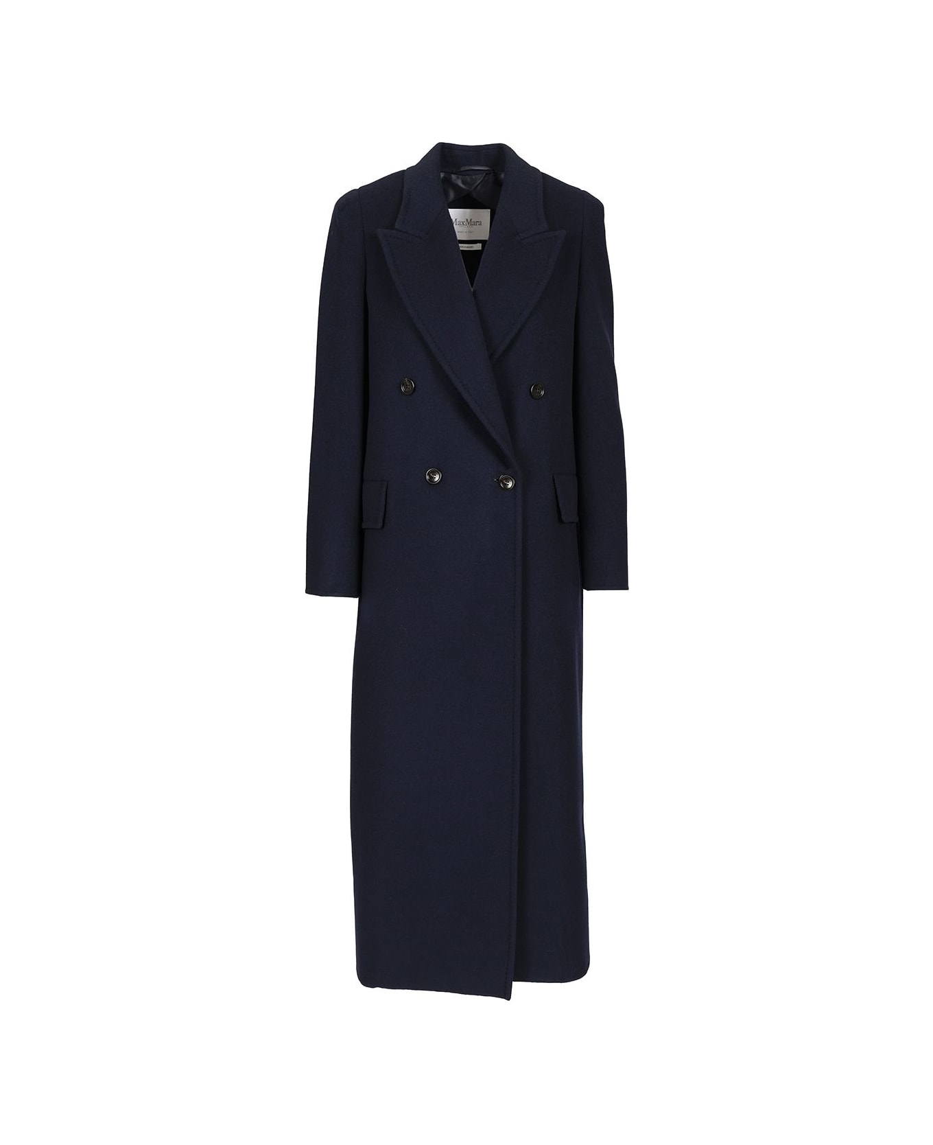 Max Mara Double-breasted Coat - BLUE コート