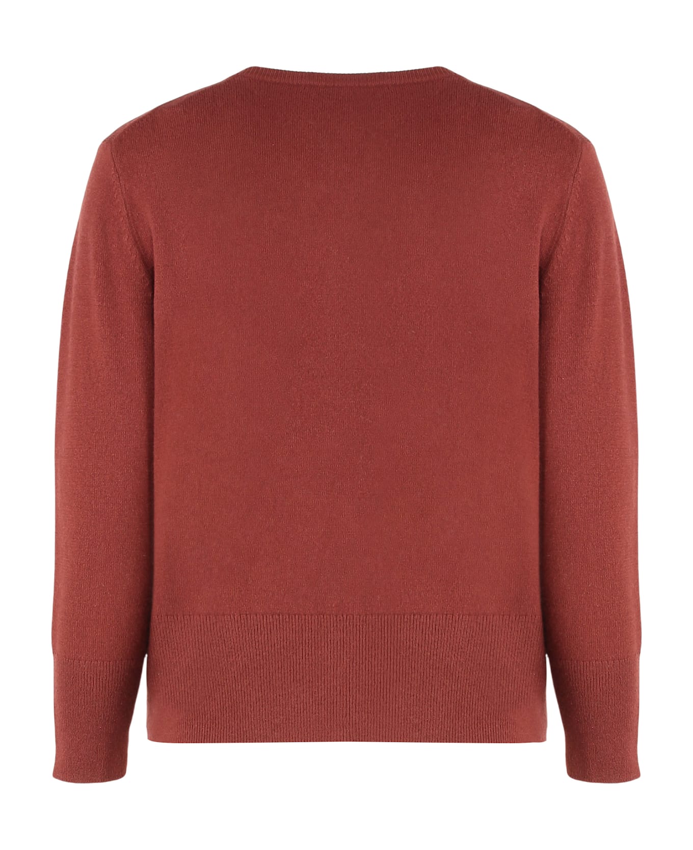 Vince Red Dark Cardigan, Elegant And Versatile. - brown