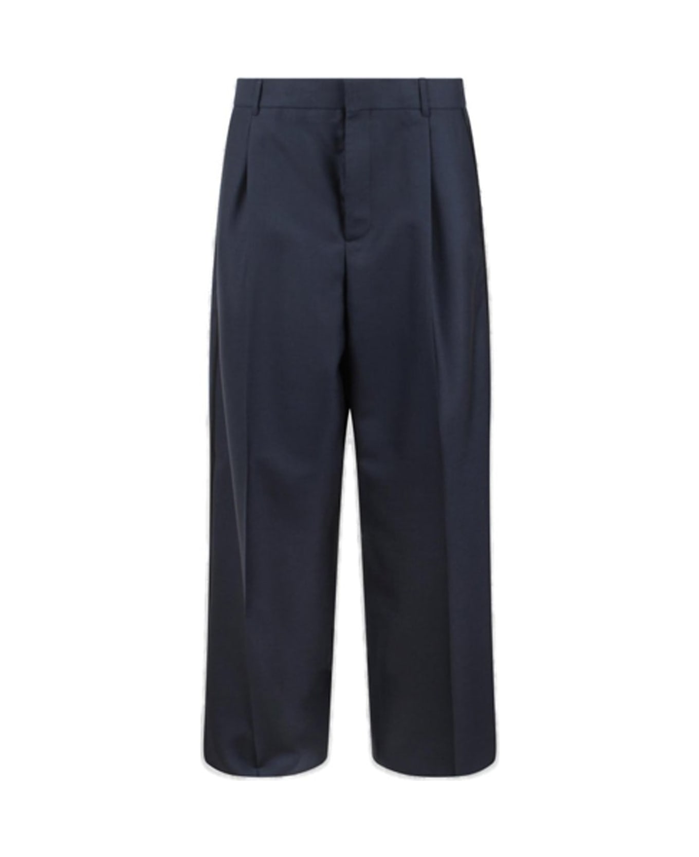 Dior Wool Classic Pants - Blue ボトムス