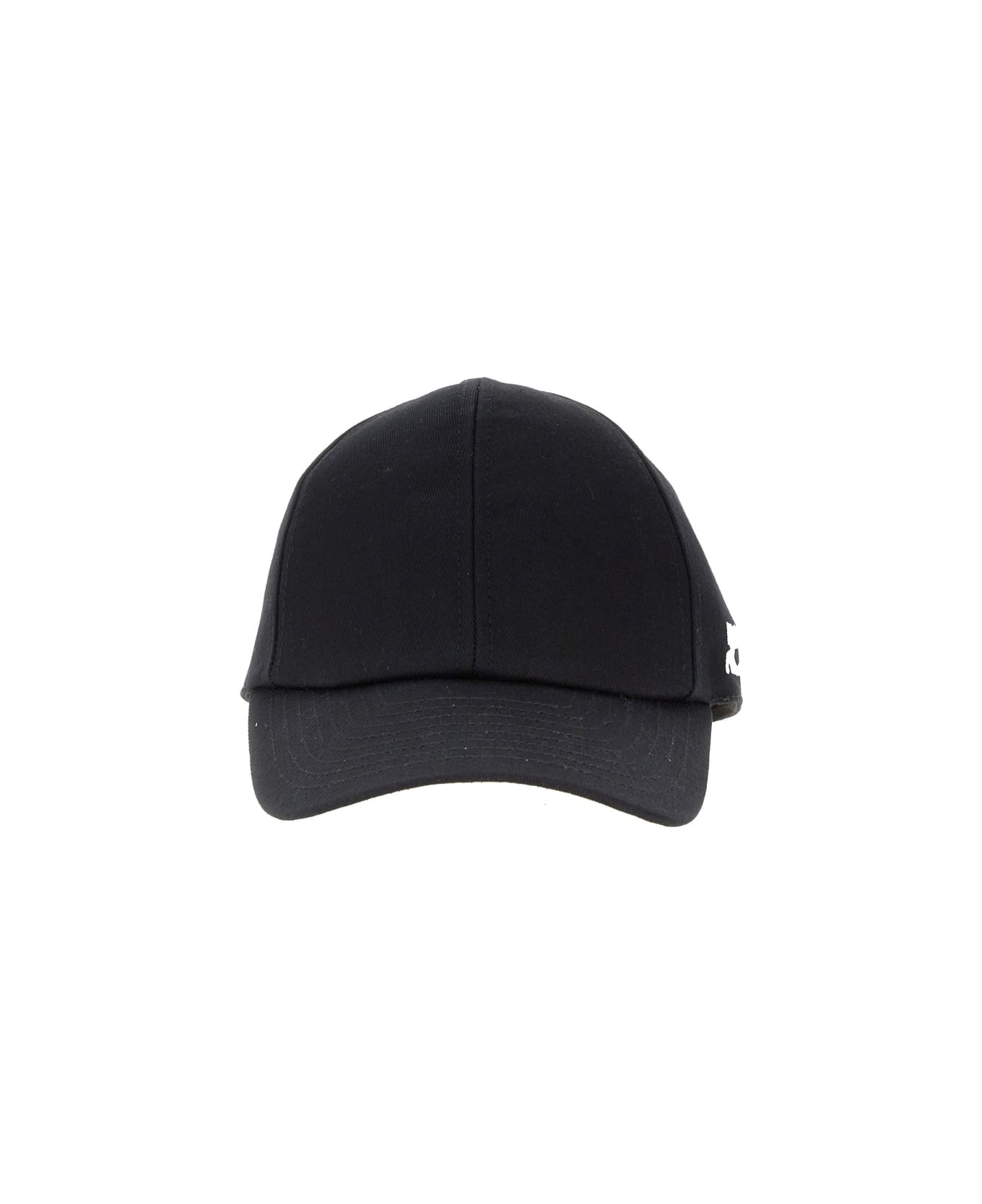 Courrèges Baseball Hat With Logo - BLACK