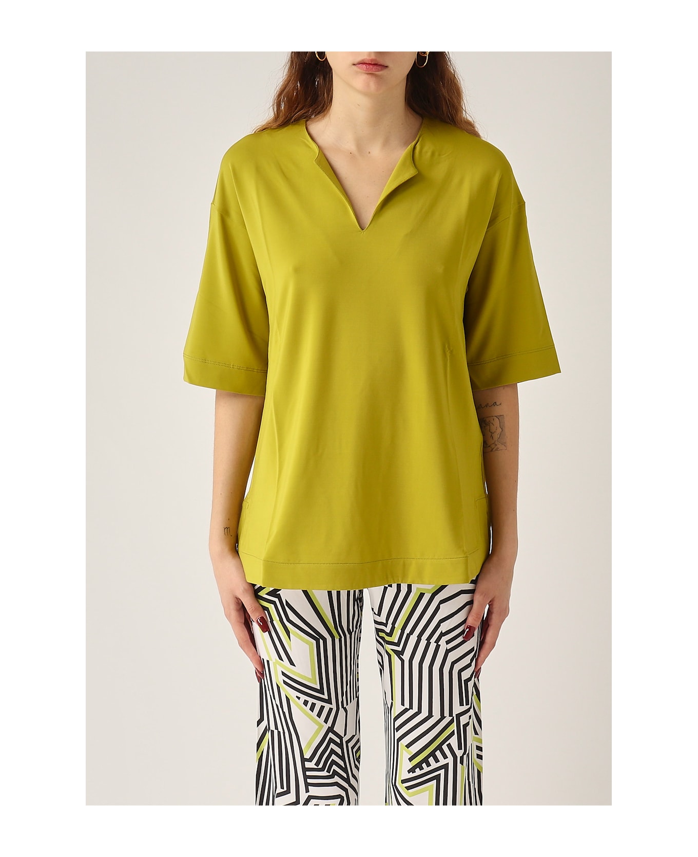 Max Mara Rigel Blouse - VERDE ACIDO