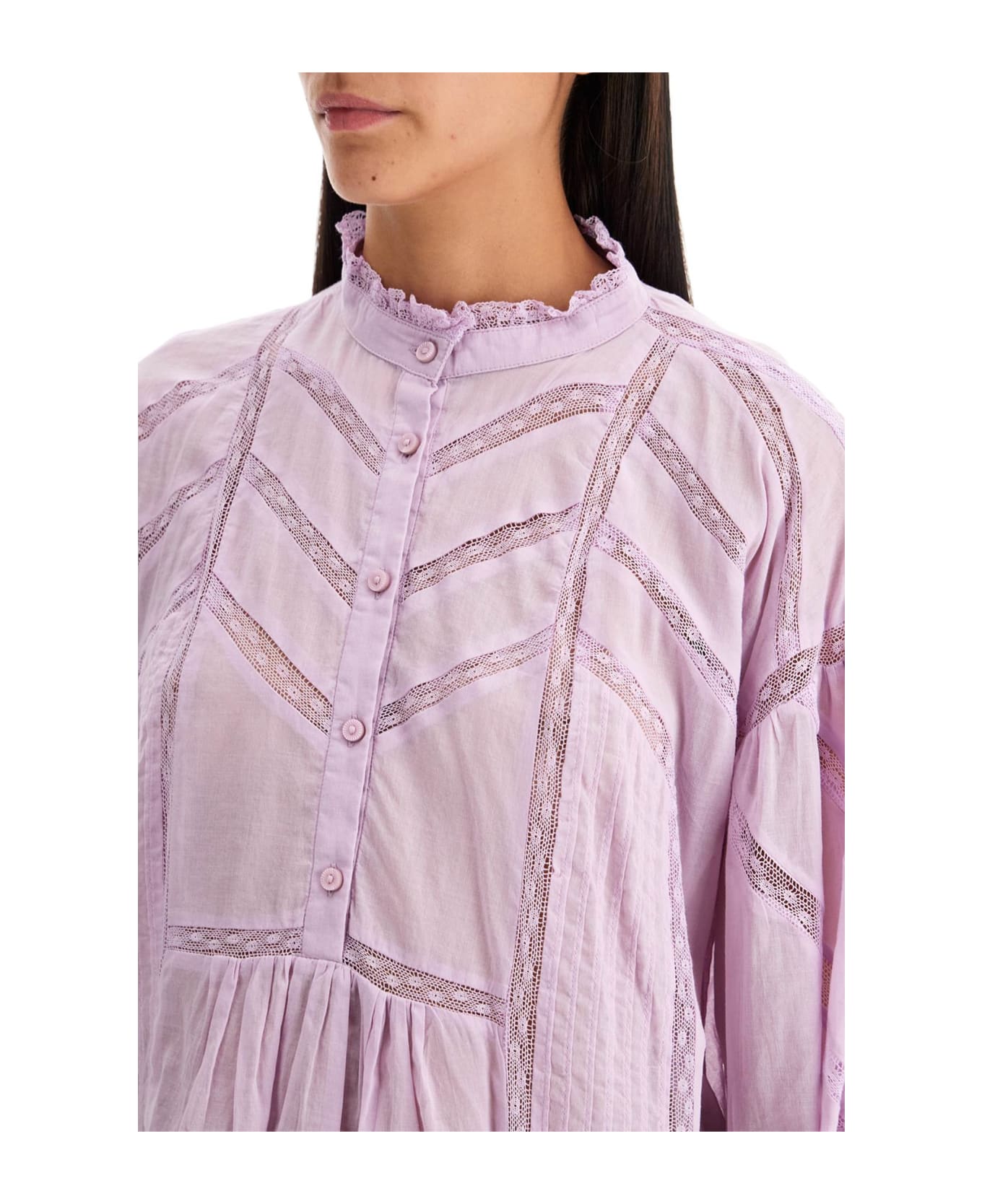 Marant Étoile Cotton Gelma Blouse For - LILAC (Purple)