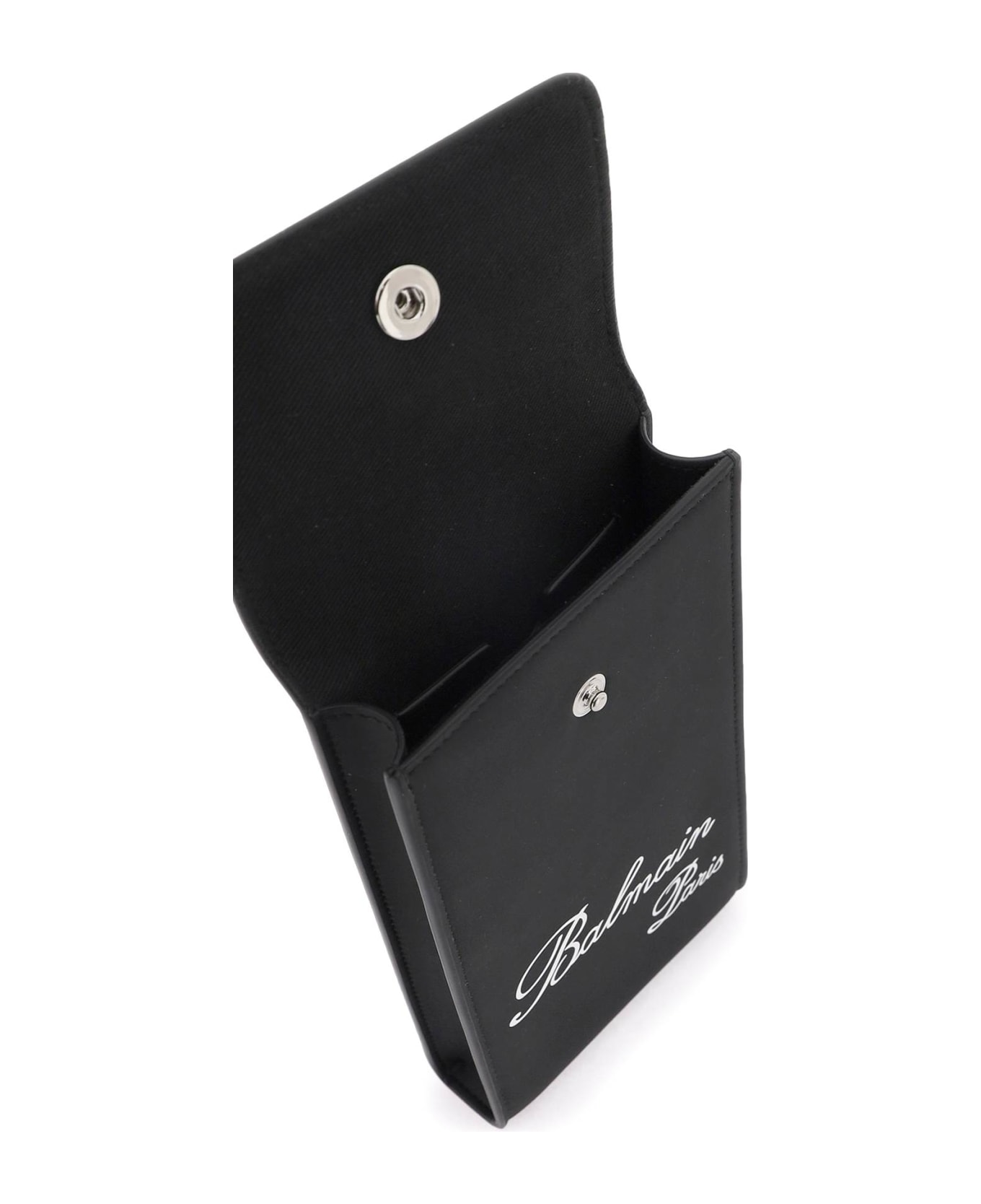 Balmain Phone Holder With Logo - BLACK (Black)