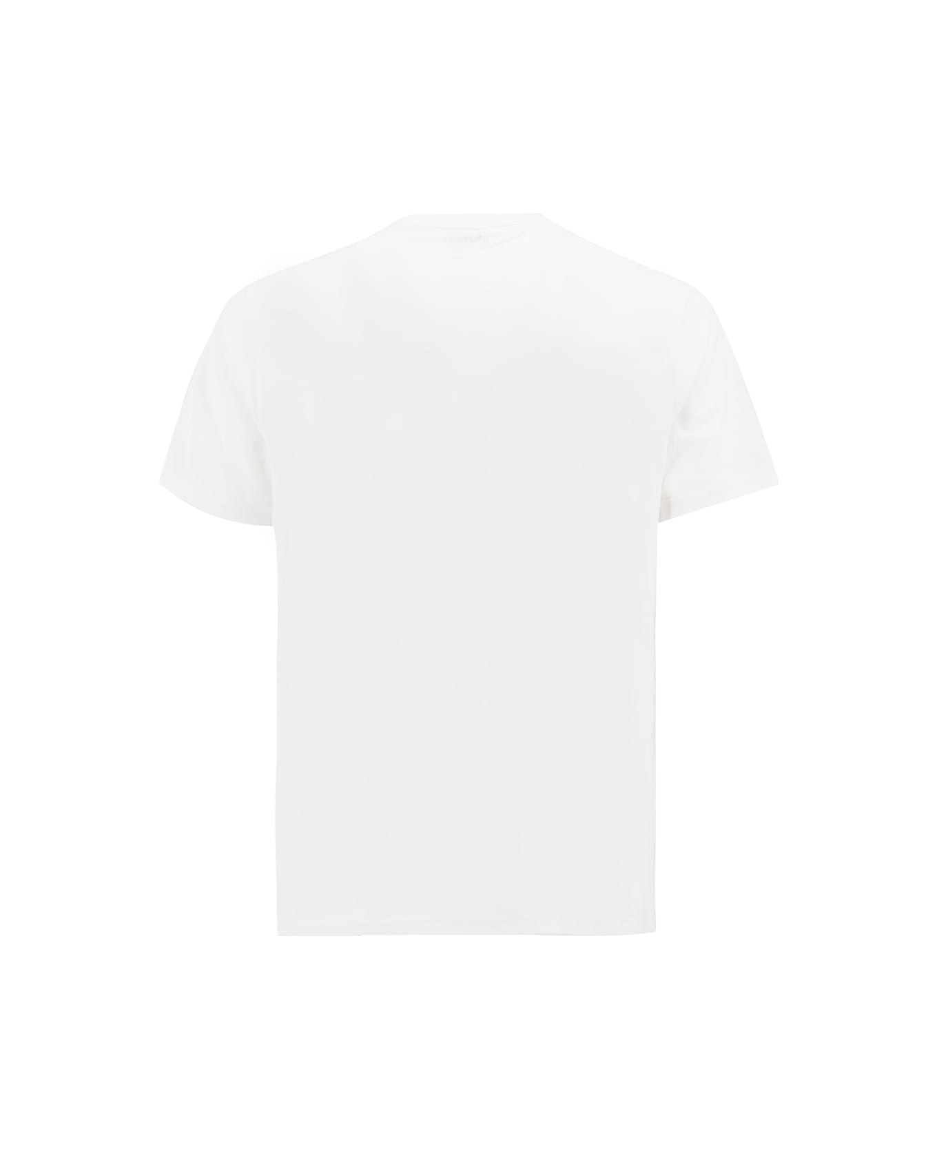 Paul&Shark T-shirt - WHITE  SILVER PRINT                       シャツ