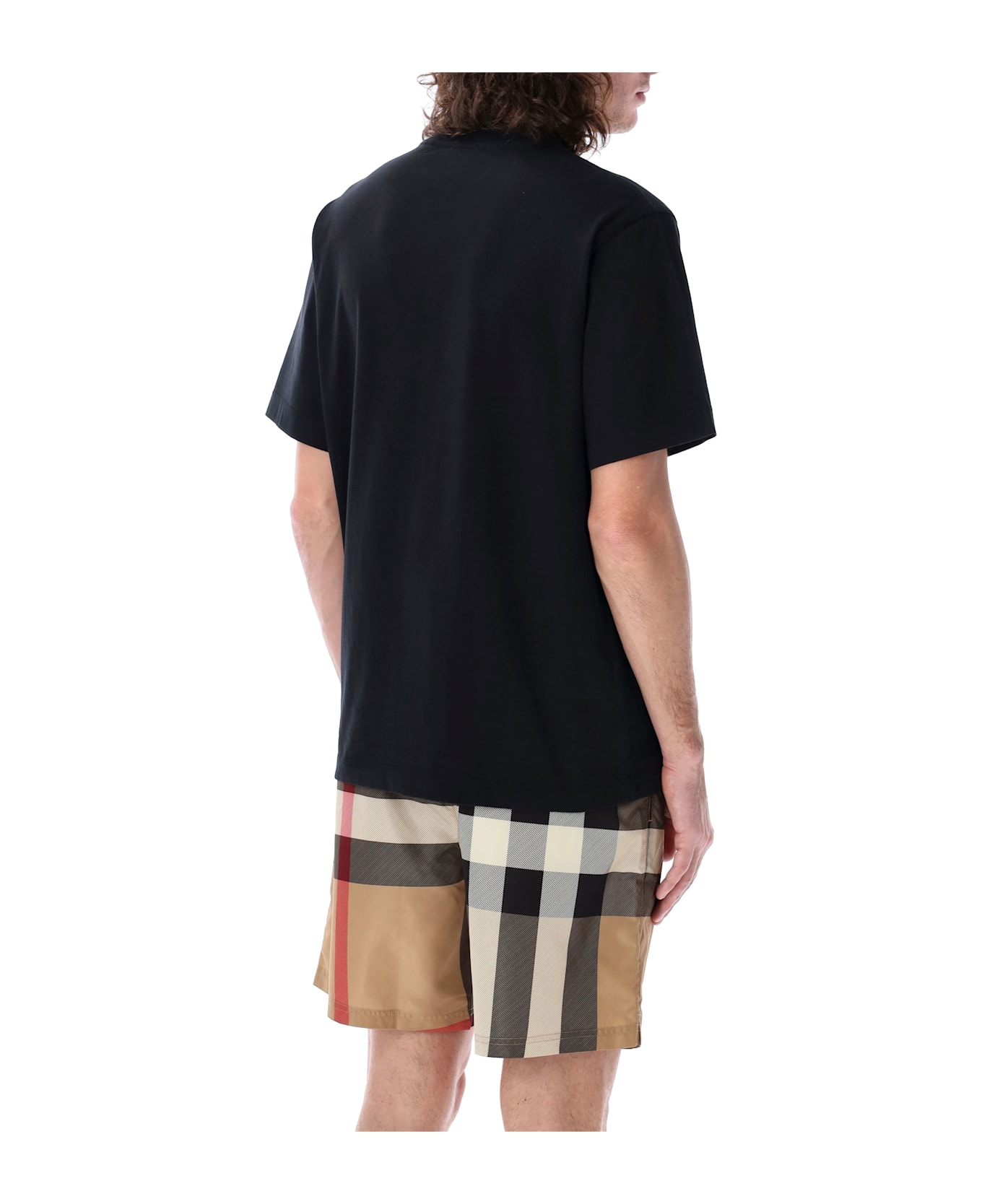Burberry London Cotton T-shirt - BLACK