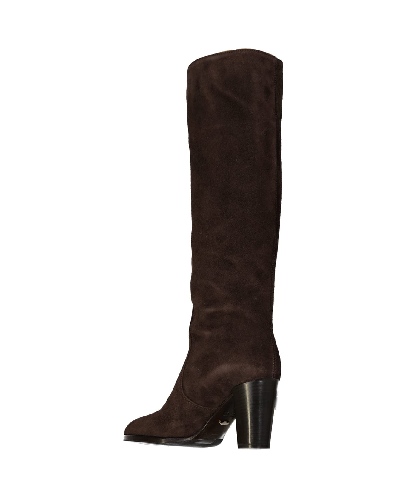 Sergio Rossi Leather Boots - Brown