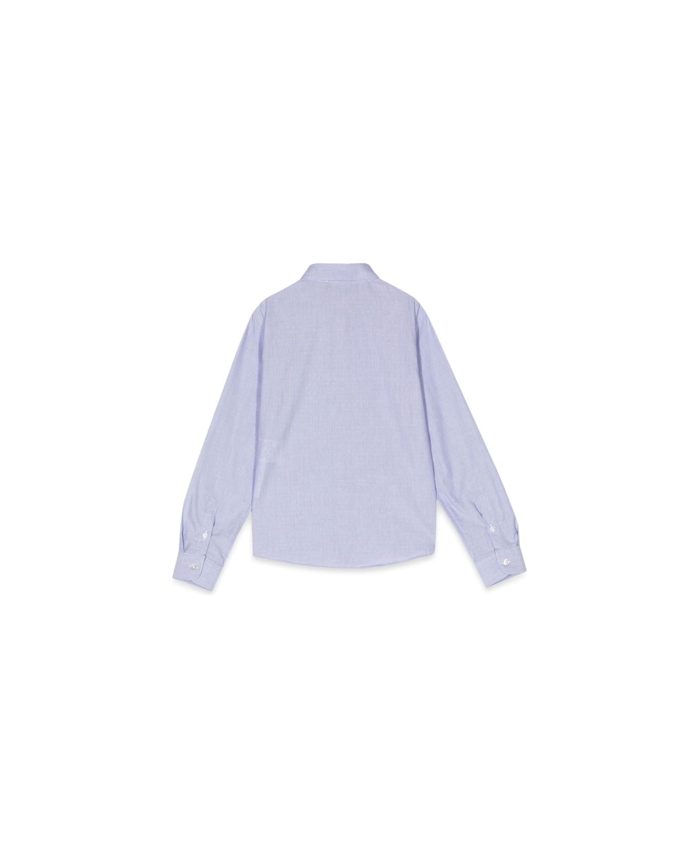 Emporio Armani Long Sleeve Shirt - AZURE