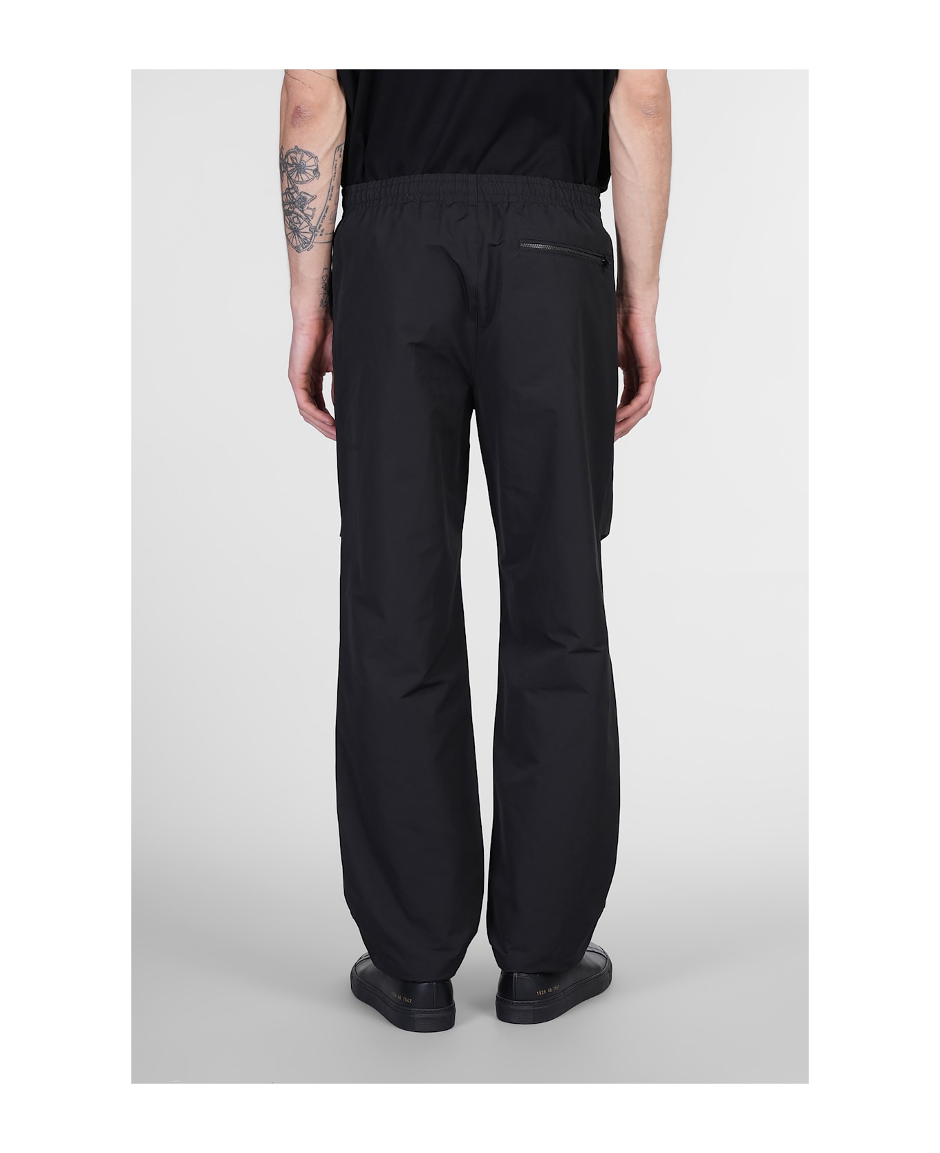 Theory Pants In Black Cotton - black