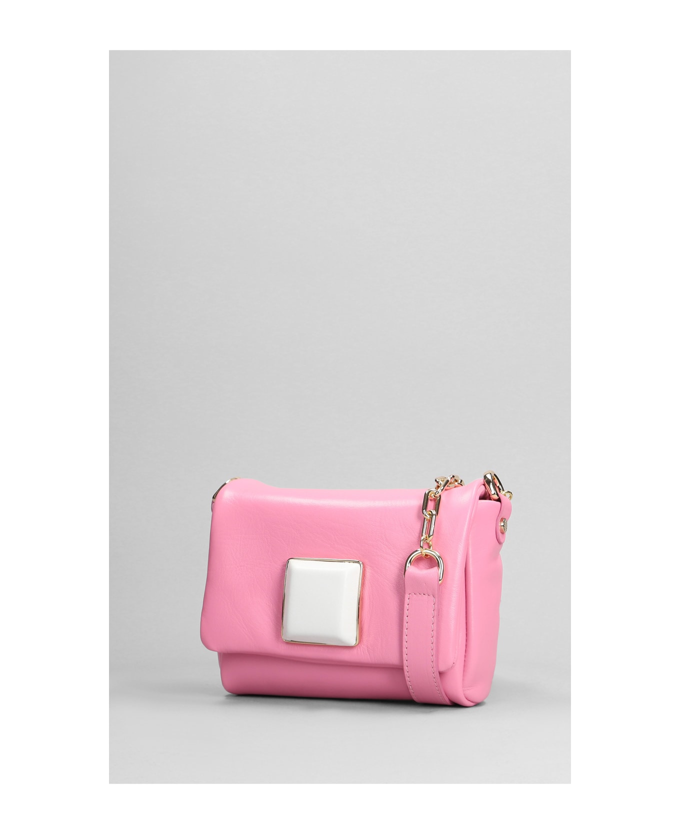 Roberto Festa Lucy Shoulder Bag In Rose-pink Leather - rose-pink ショルダーバッグ