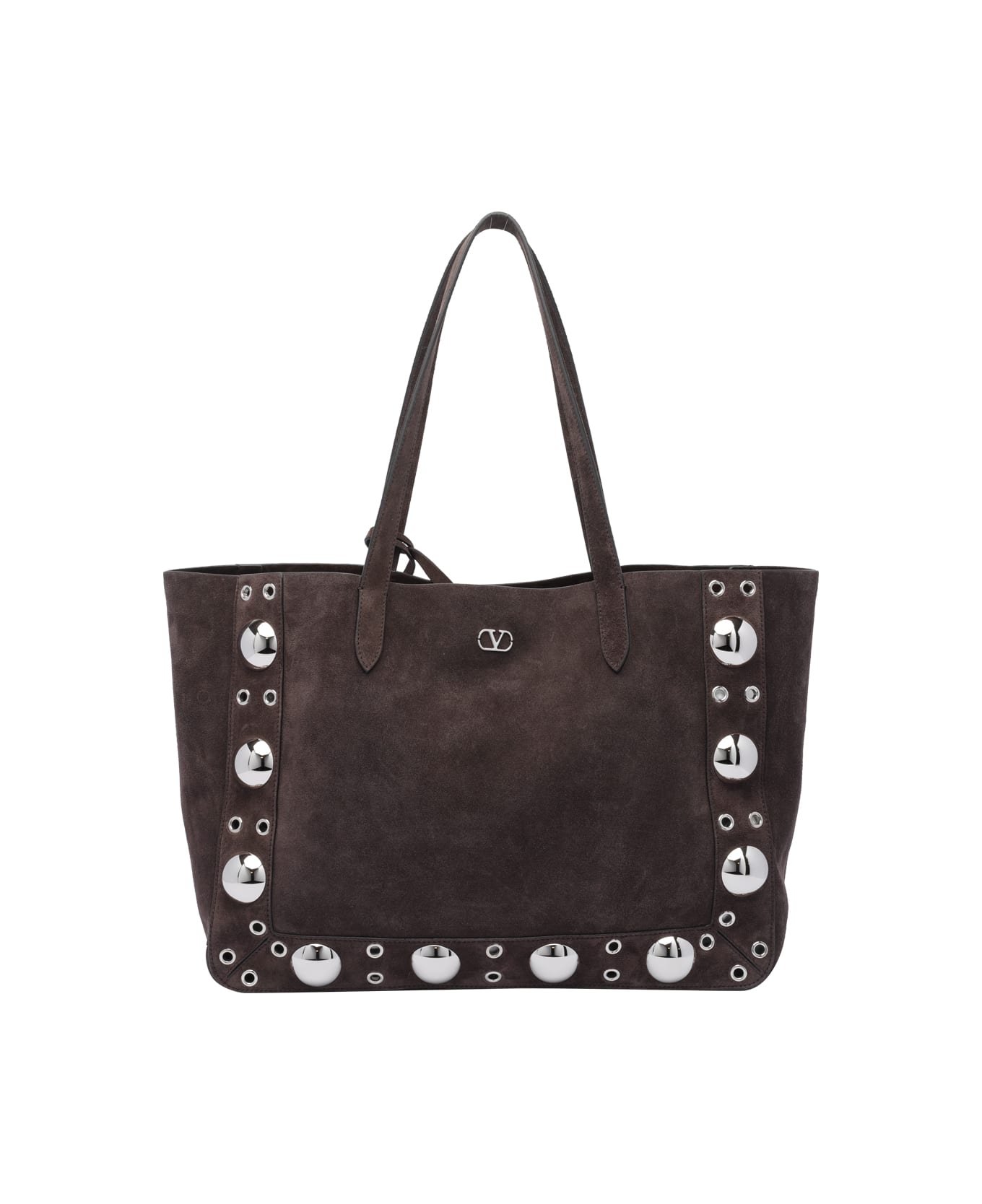 Valentino Garavani Medium Nellcote Shopping Bag - Brown