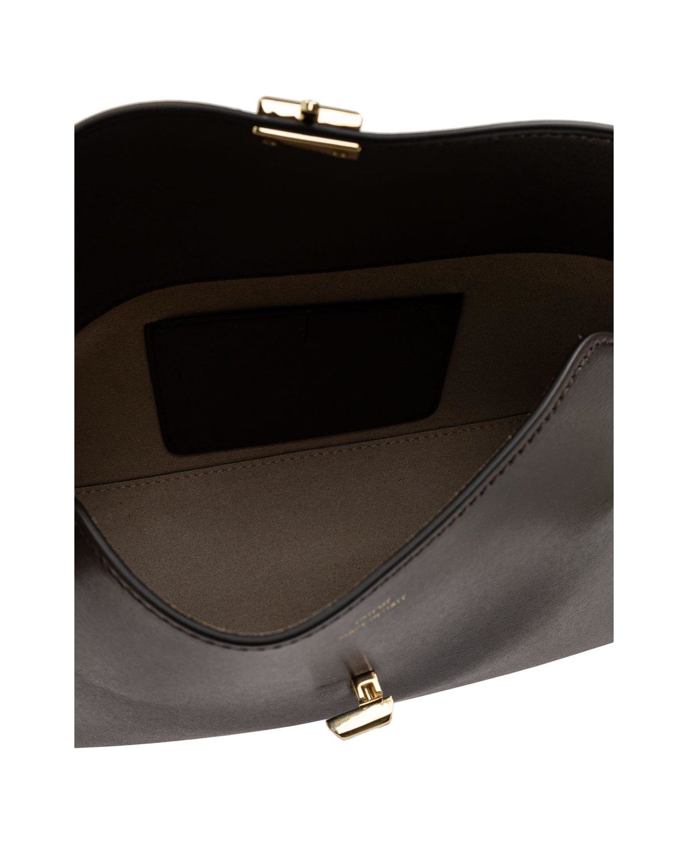 Totême T-lock Shoulder Bag - BARK
