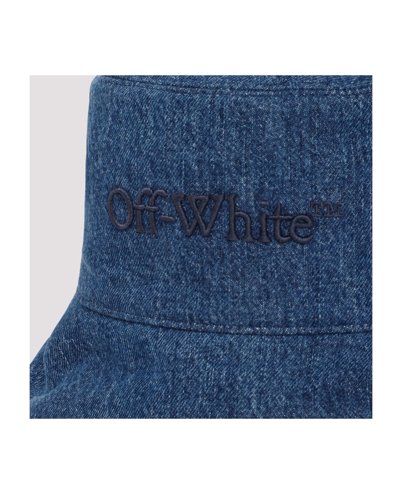 Off-White Denim Bookish Bucket Hat - Medium Blue