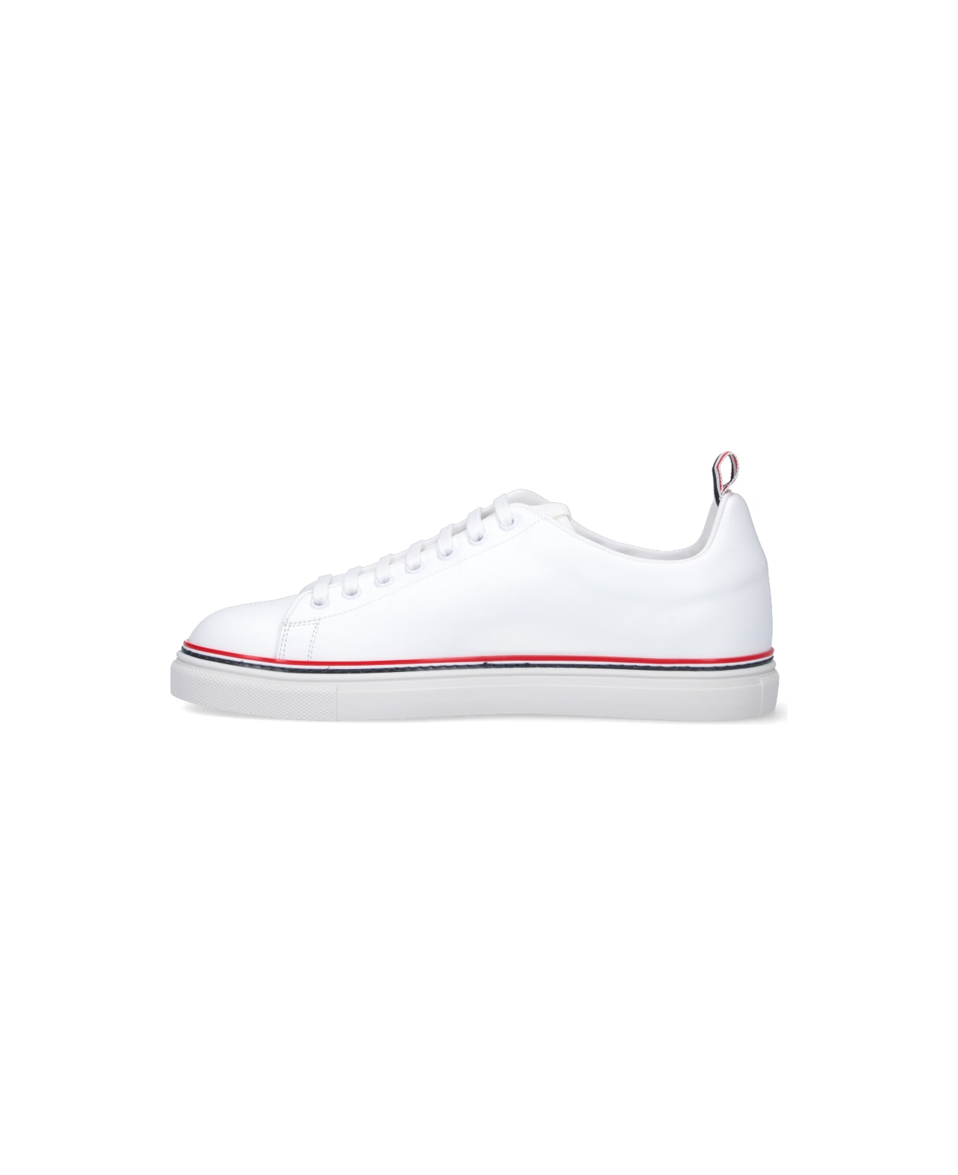 Thom Browne Calf Leather Tennis Shoes - White スニーカー