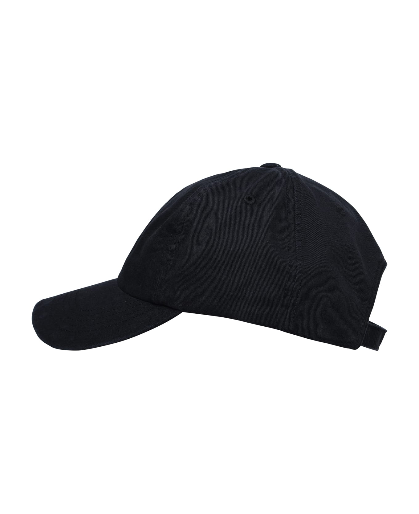 Y-3 'dad' Black Cotton Hat - Black