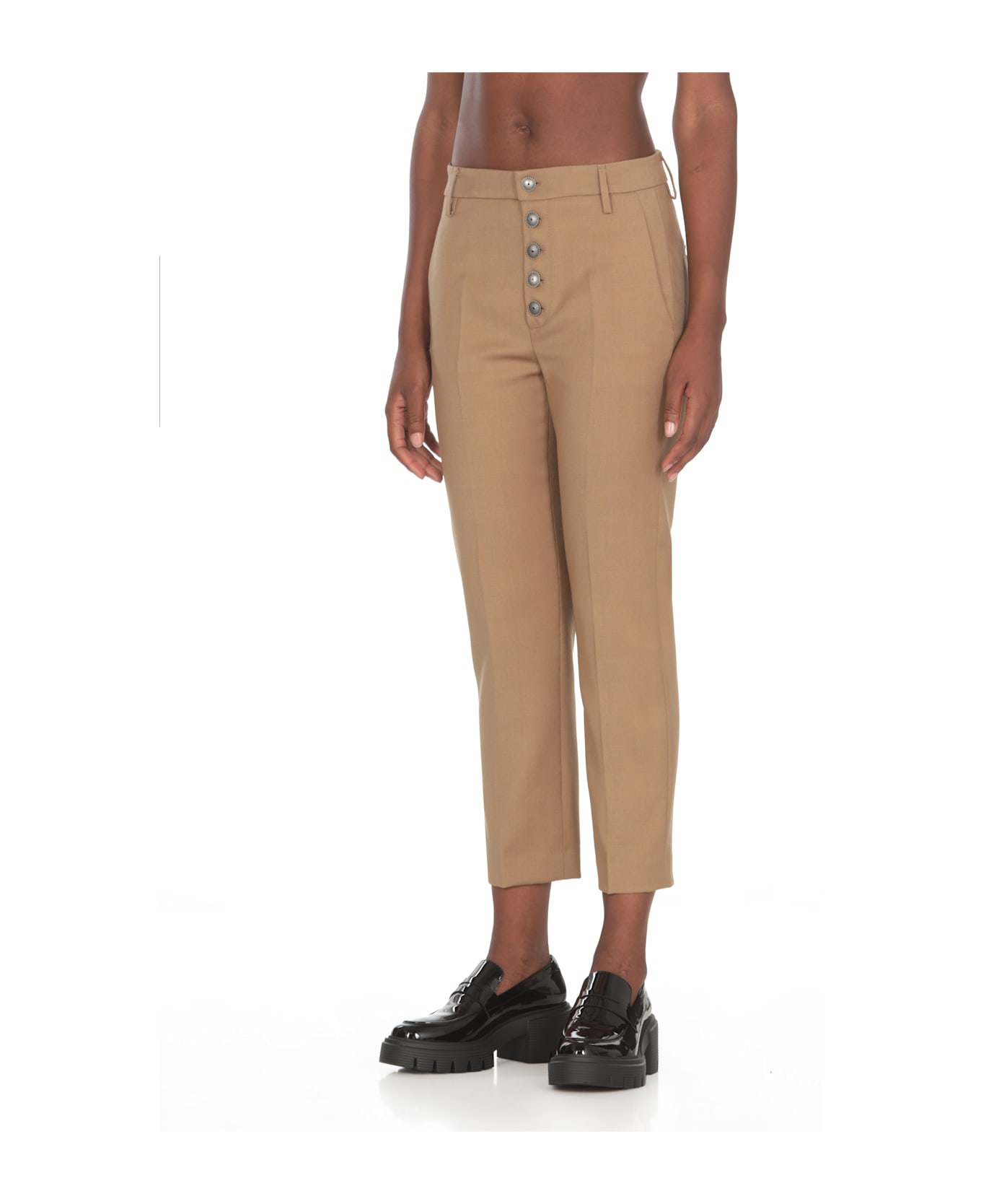 Dondup Nima Trousers - Brown