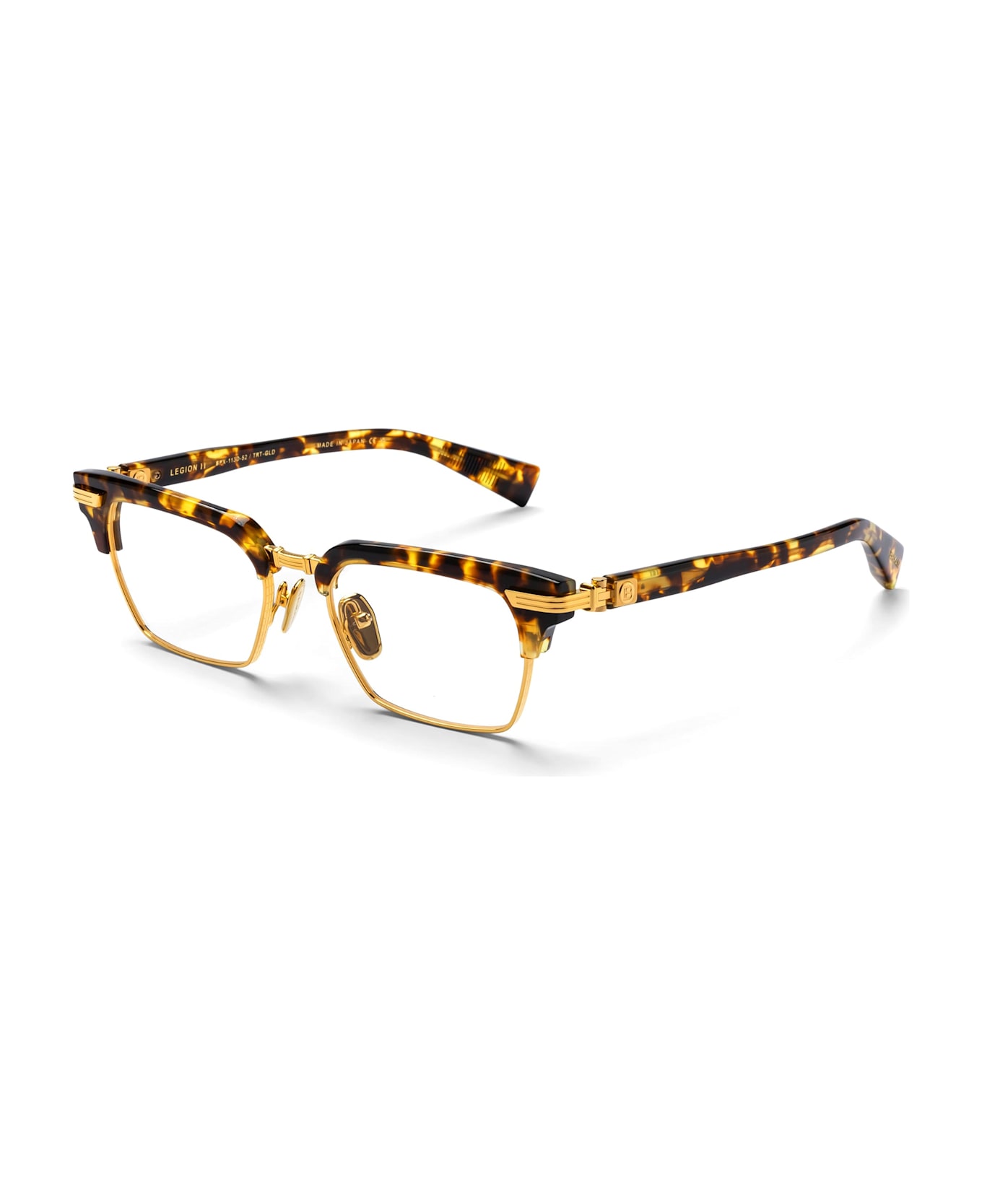 Balmain Legion-ii - Spotted Havana / 18k Gold Rx Sunglasses - Tortoise