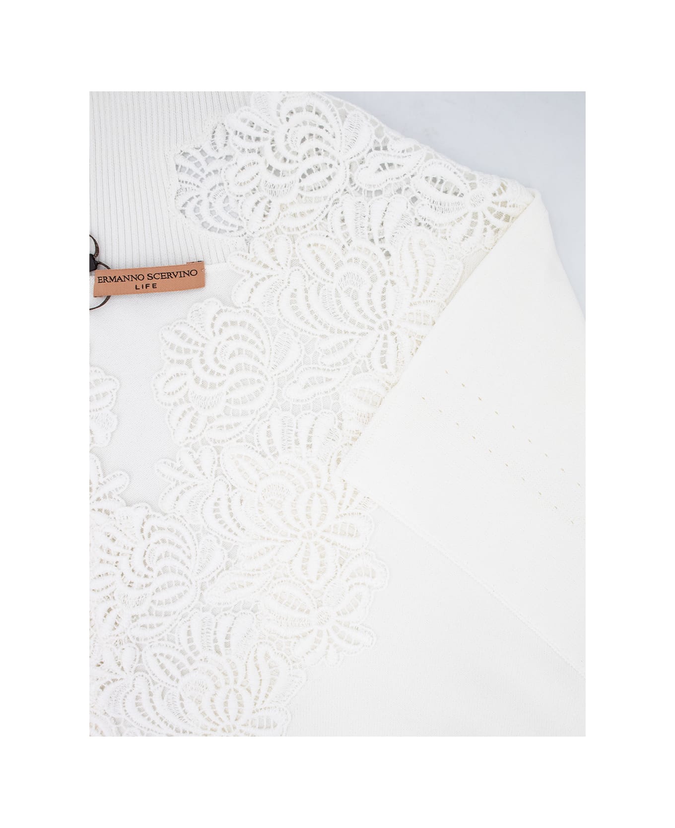 Ermanno Scervino Dress - SNOW WHITE_OFF WHITE