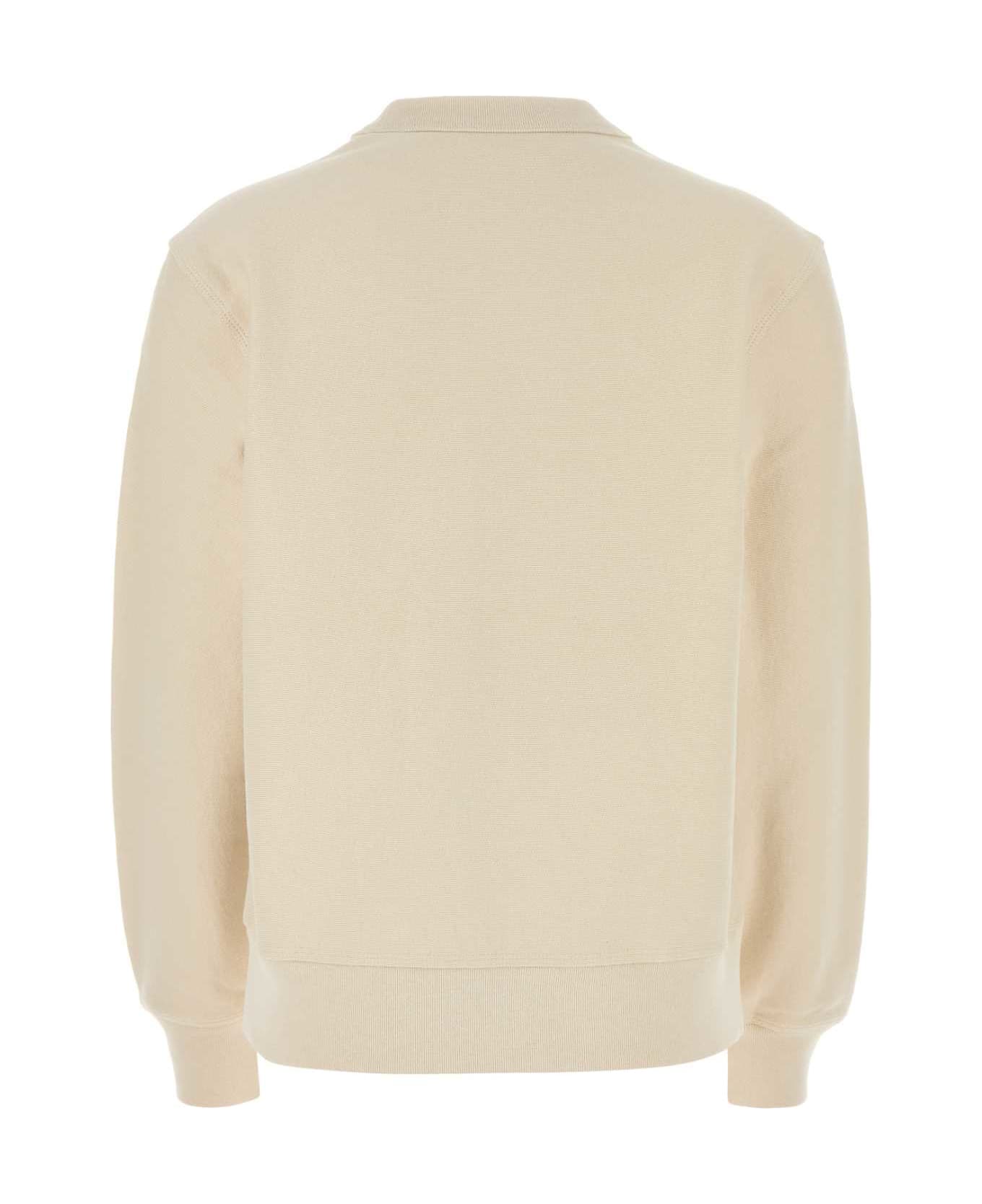 Burberry Sand Cotton Blend Sweatshirt - TUNDRA