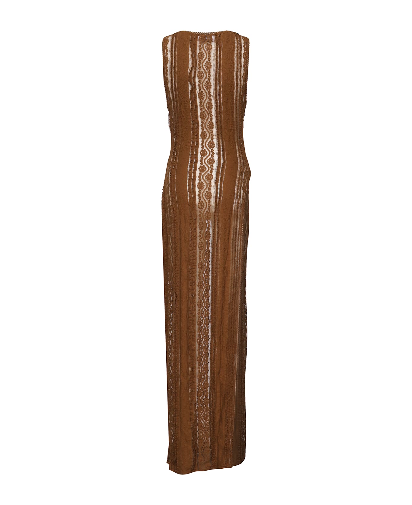 Charo Ruiz Ila Long Dress - Brown